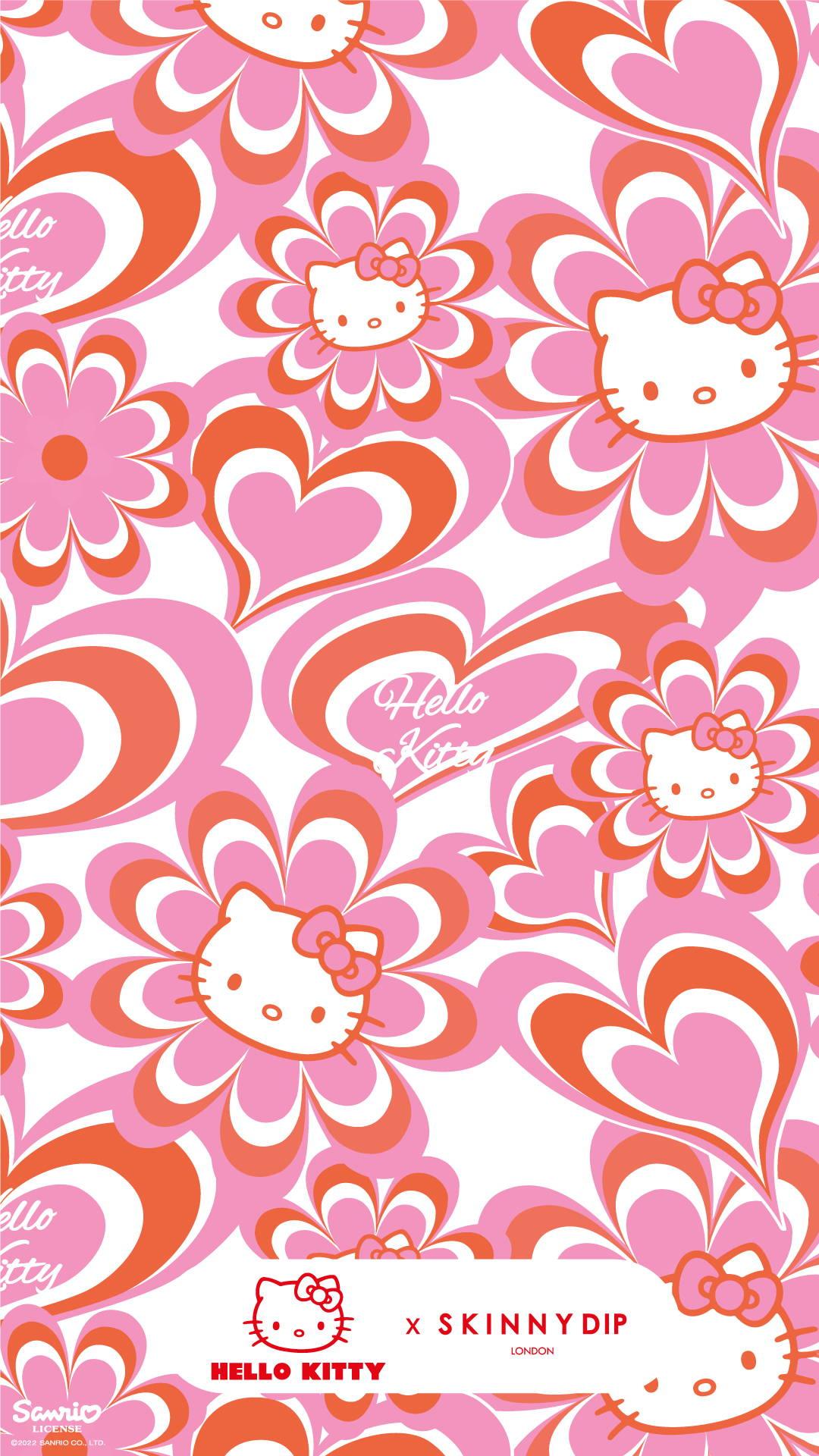 1080x1920 Hello Kitty x Skinnydip Phone Wallpaper