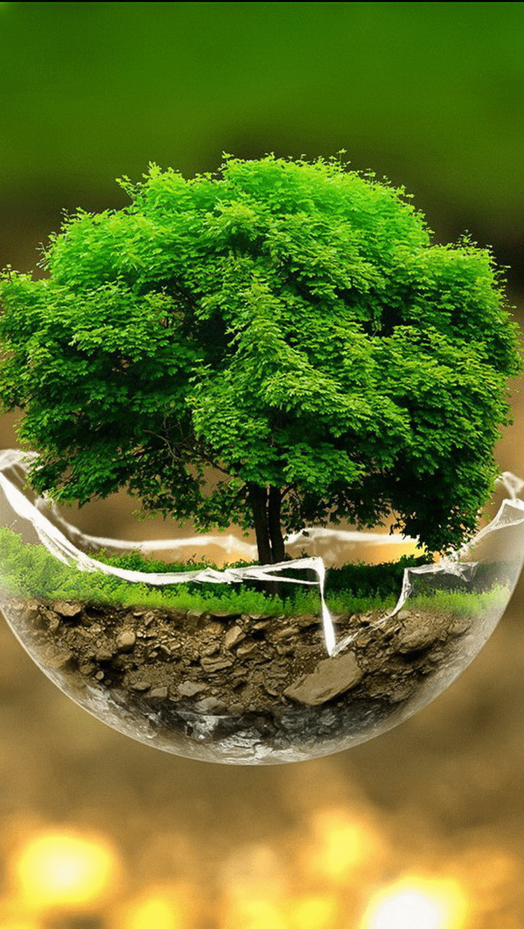 750x1330 HD Nature Wallpaper & Background >> /1SXifkn. Green nature, Nature tree, Android wallpaper nature