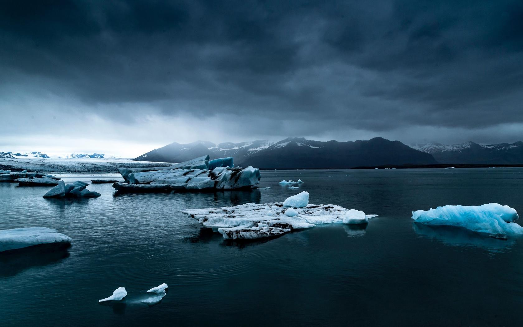 1680x1050 Download wallpaper 1680x1050 iceland, sea, glacier, snow, 16:10 widescreen 1680x1050 HD background, 4609