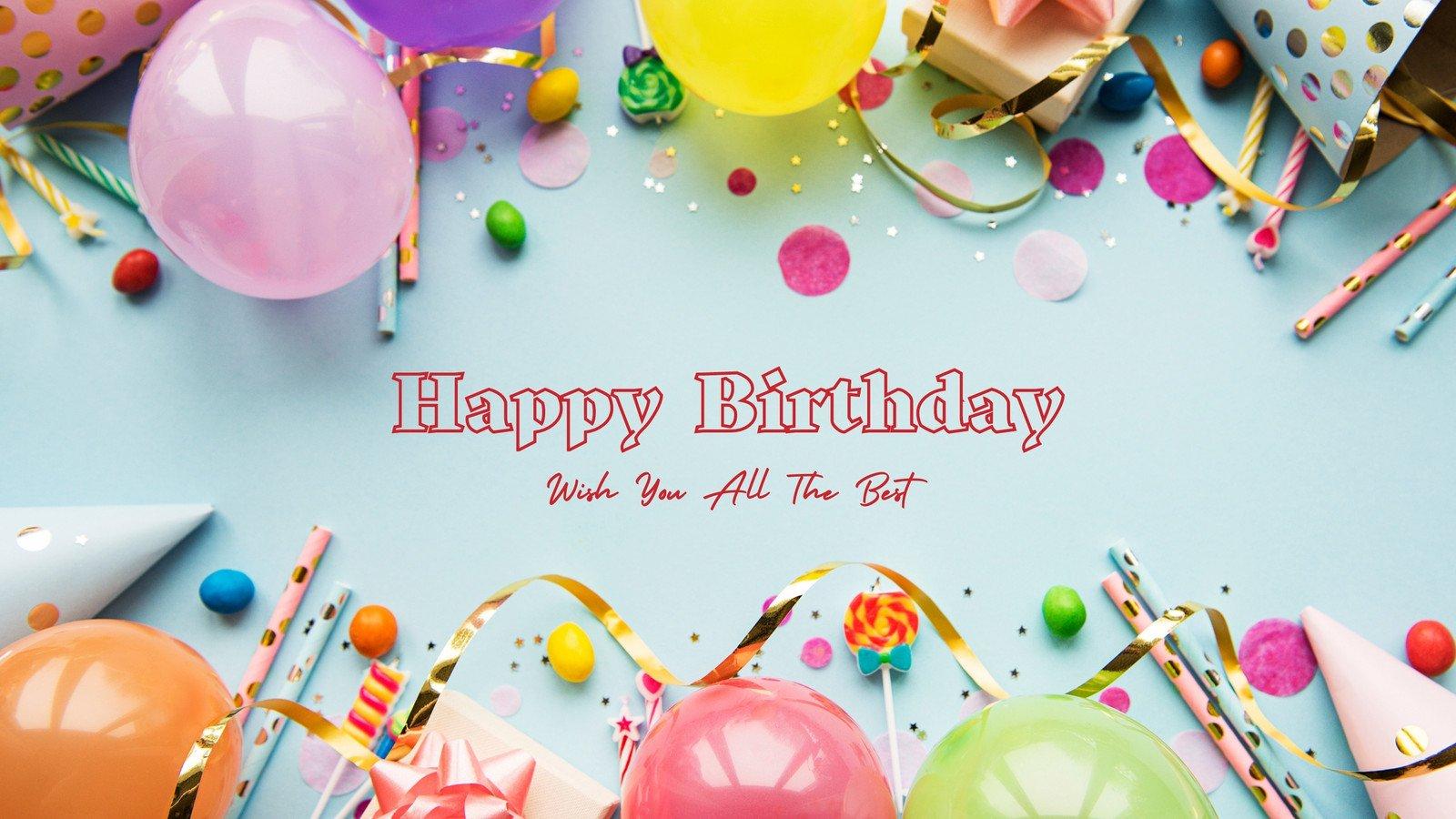 1600x900 Customize Birthday Desktop Wallpaper Templates Online