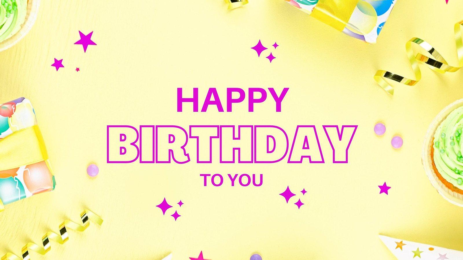 1600x900 Customize Birthday Desktop Wallpaper Templates Online