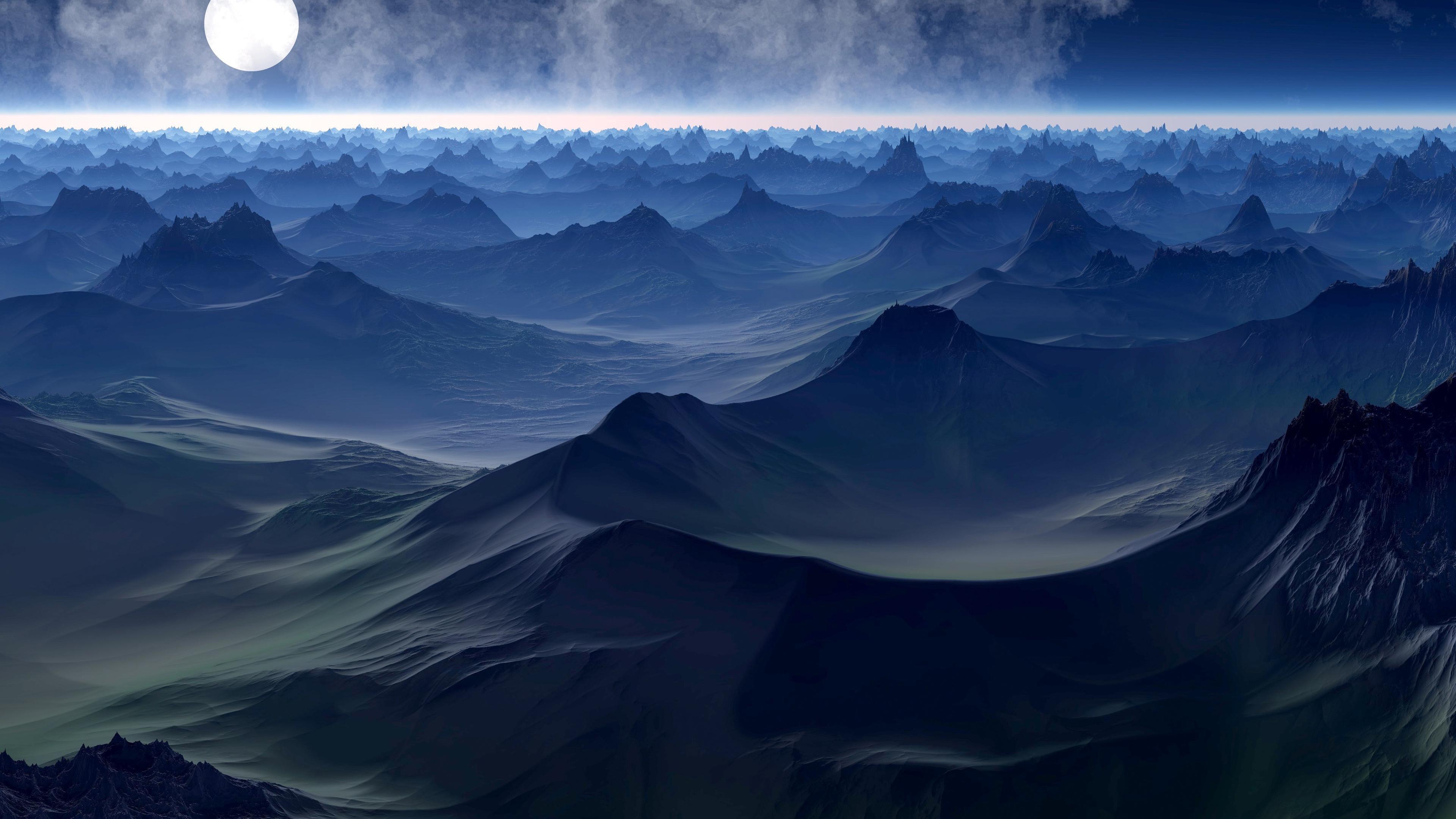 3840x2160 Glacier Hills at Winter 3840x21602021 Resolution Wallpaper, HD Nature 4K Wallpaper, Image, Photo and Background