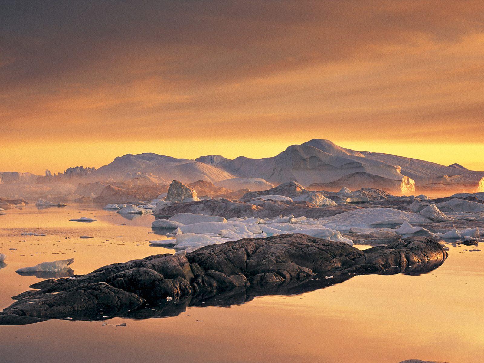 1600x1200 Disko Bay, Greenland wallpaper. Disko Bay, Greenland