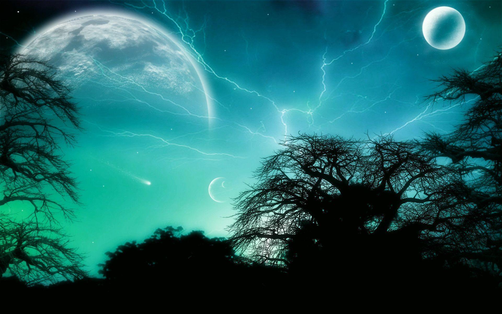 1920x1200 Night Sky Background
