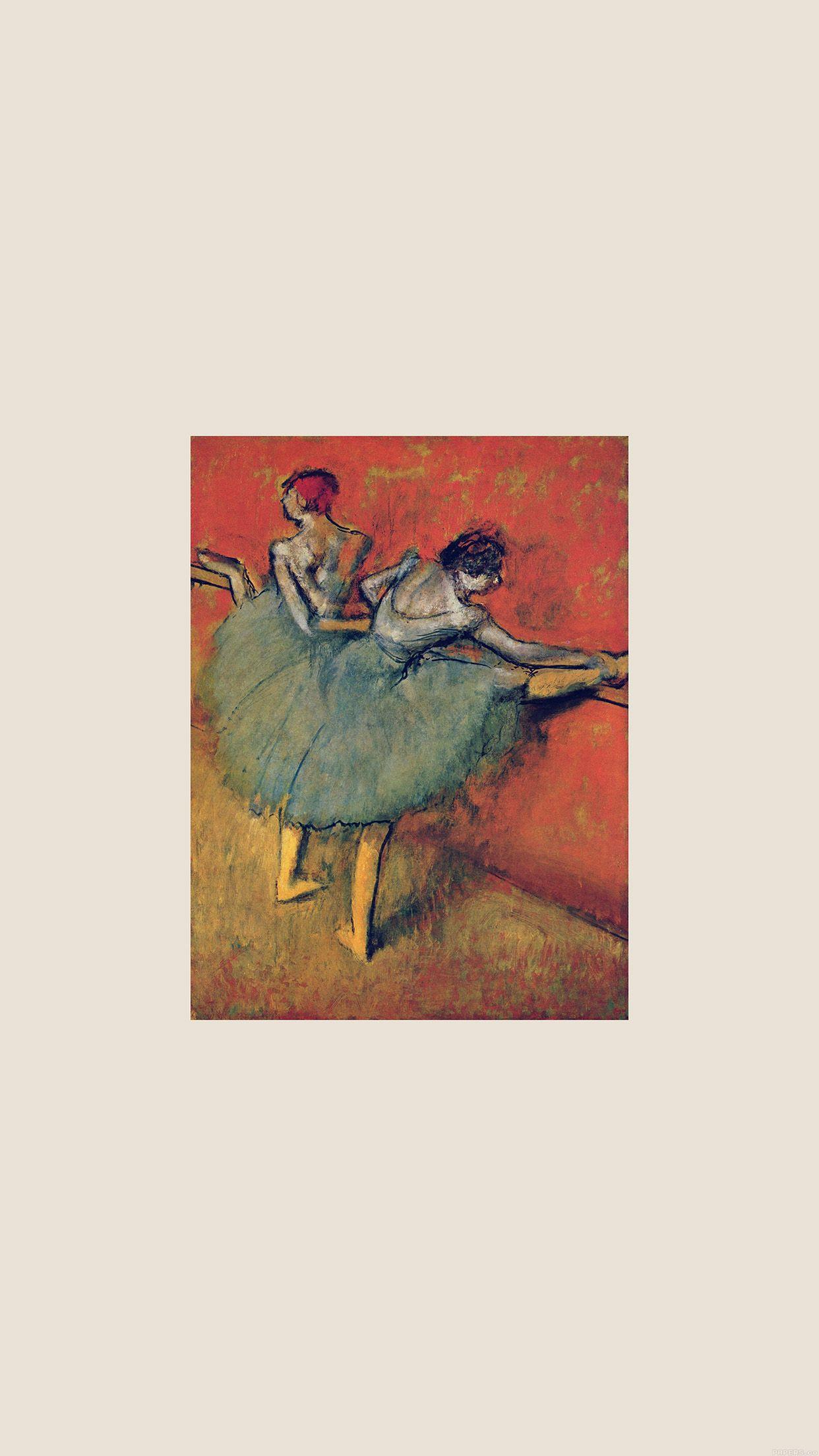 1242x2208 iPhoneXpapers degas ballerina art classic