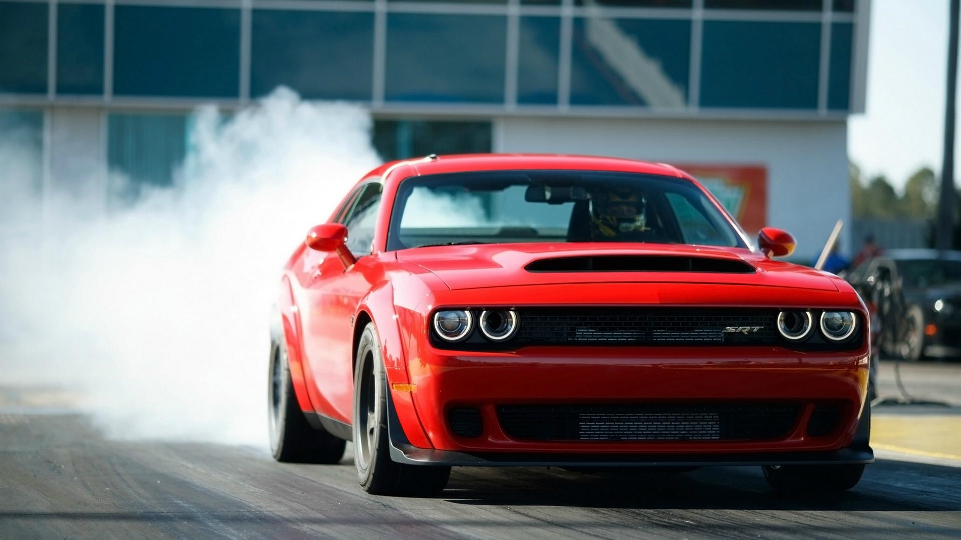 1920x1080 cars, challenger, demon, burnout, dodge Gallery HD Wallpaper