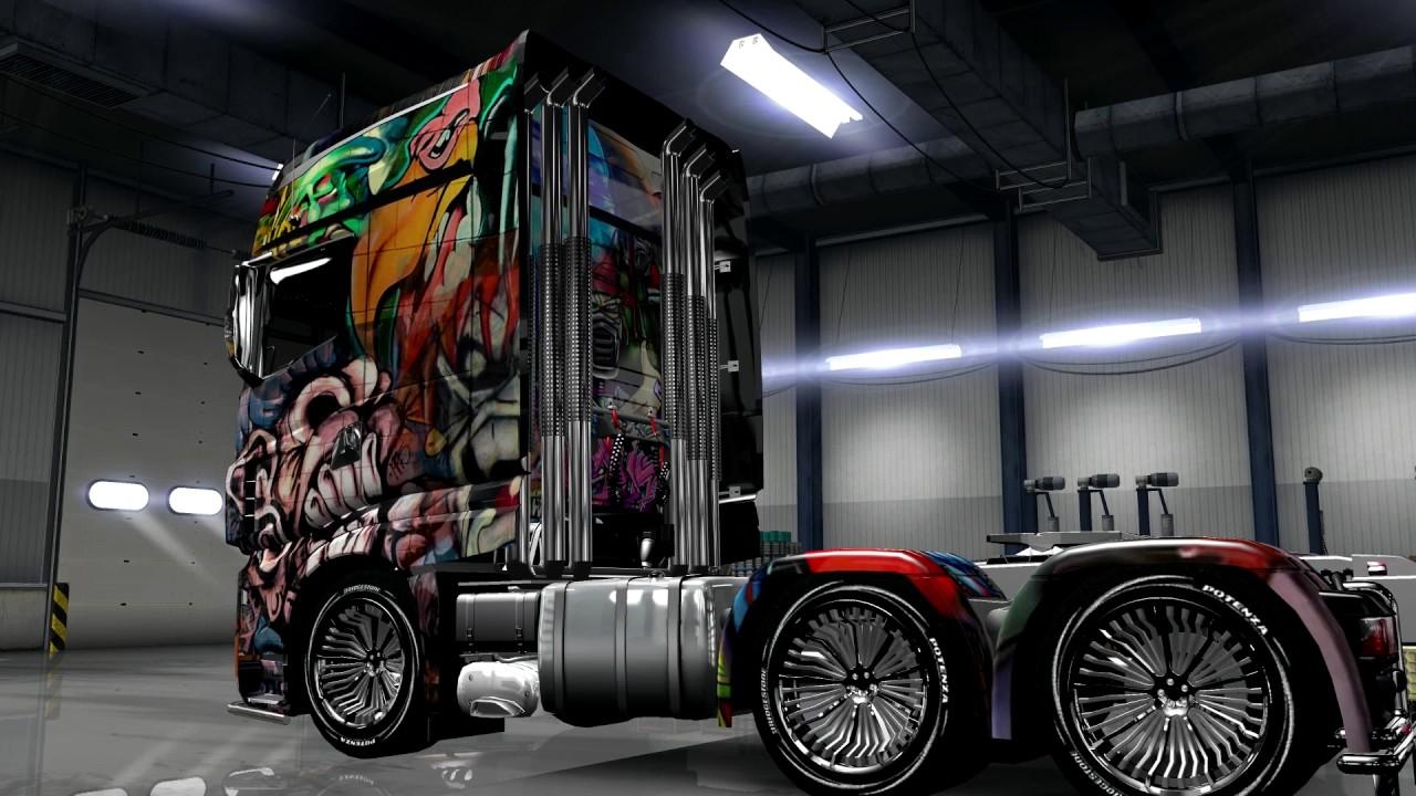 1280x720 Scania V8