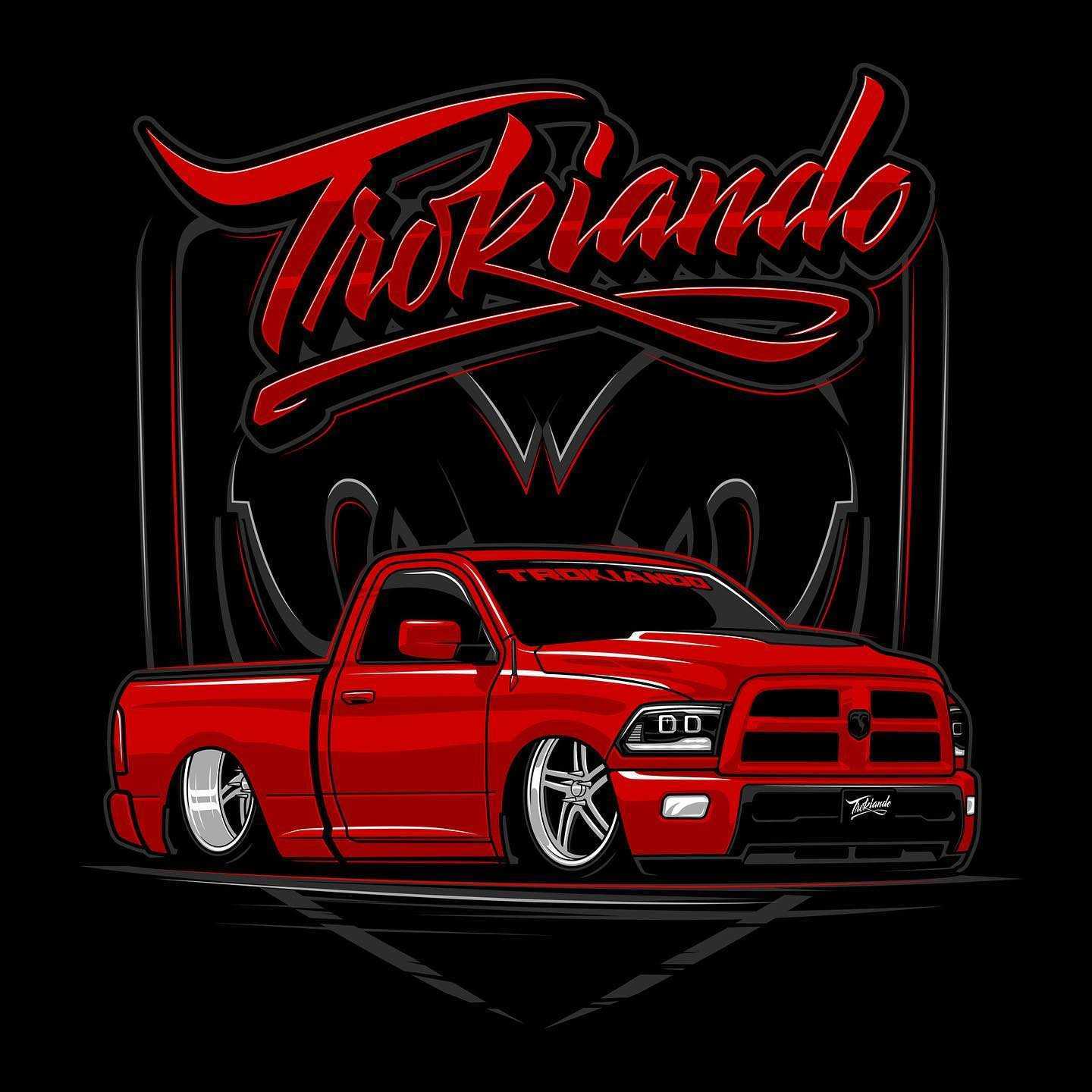 1440x1440 Truck Wallpaper