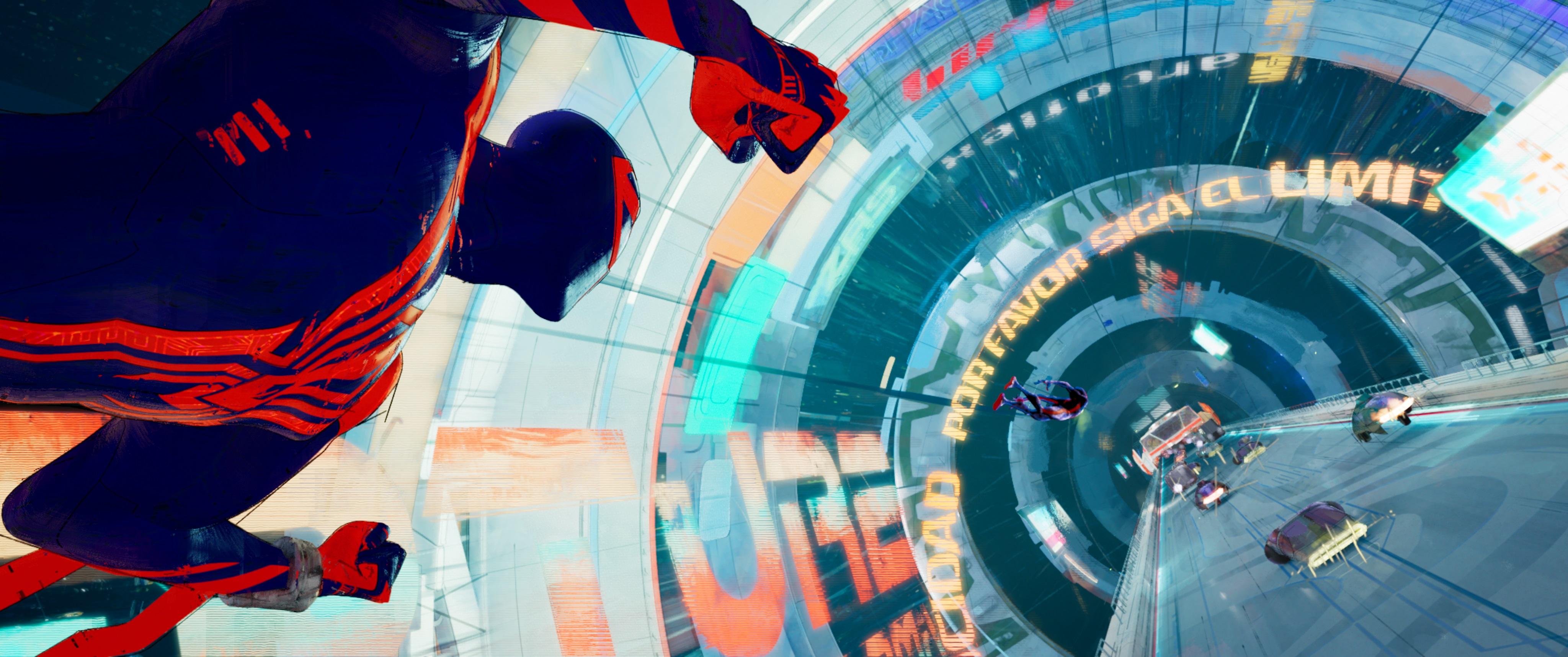 4096x1716 Spider Man: Across The Spider Verse HD Wallpaper