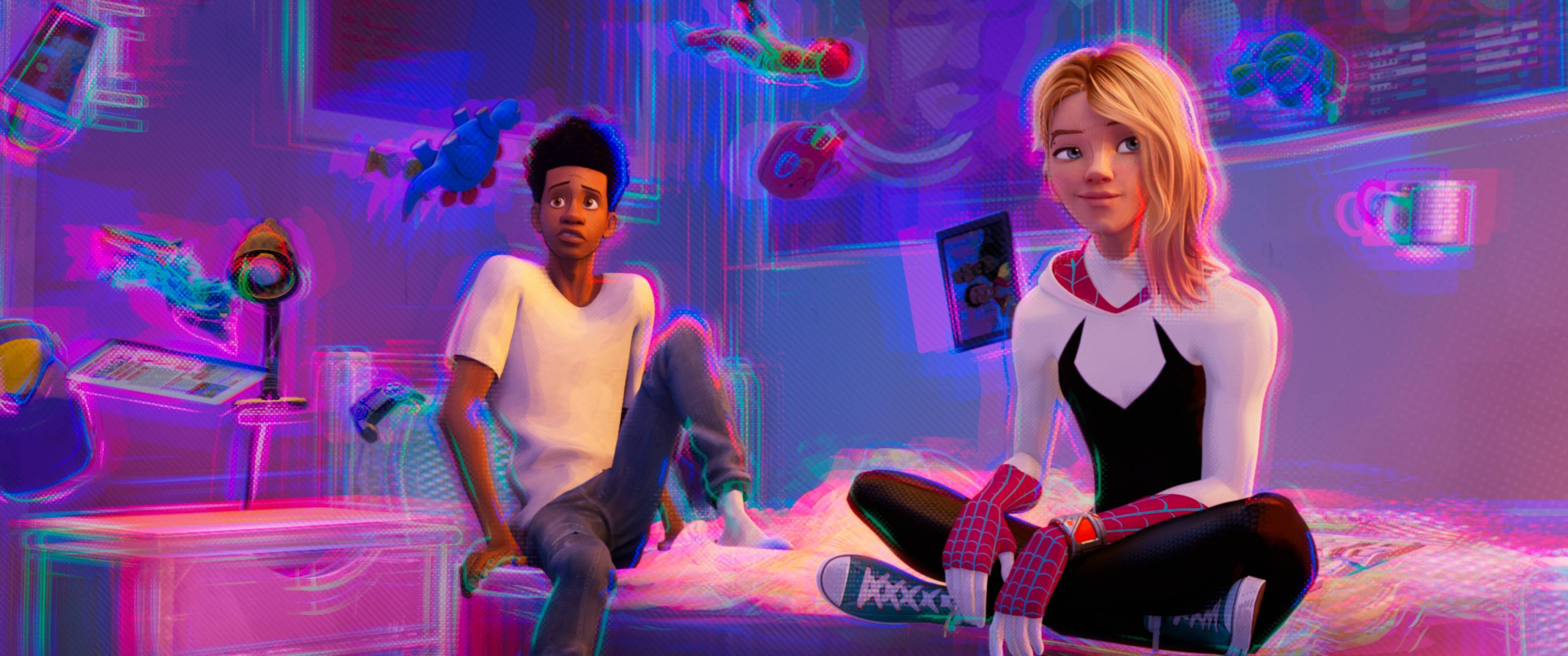 4096x1716 Gwen Stacy In Spider Man Across The Spider Verse Wallpaper, HD Movies 4K Wallpaper, Image, Photo And Background
