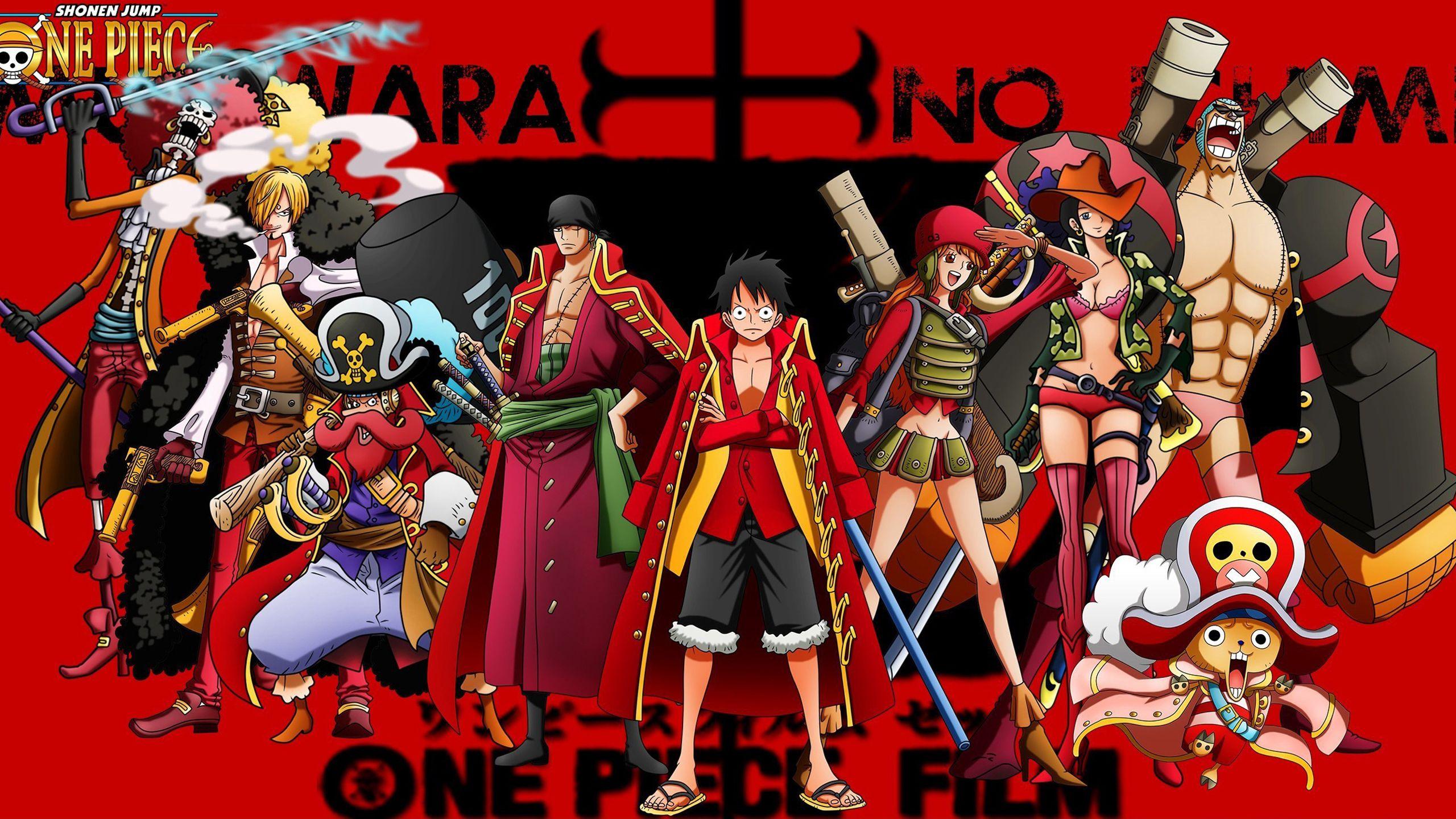 2560x1440 One Piece Film Red Wallpaper
