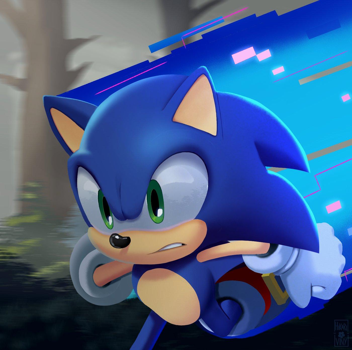 1400x1390 sonic frontiers the Hedgehog Wallpaper