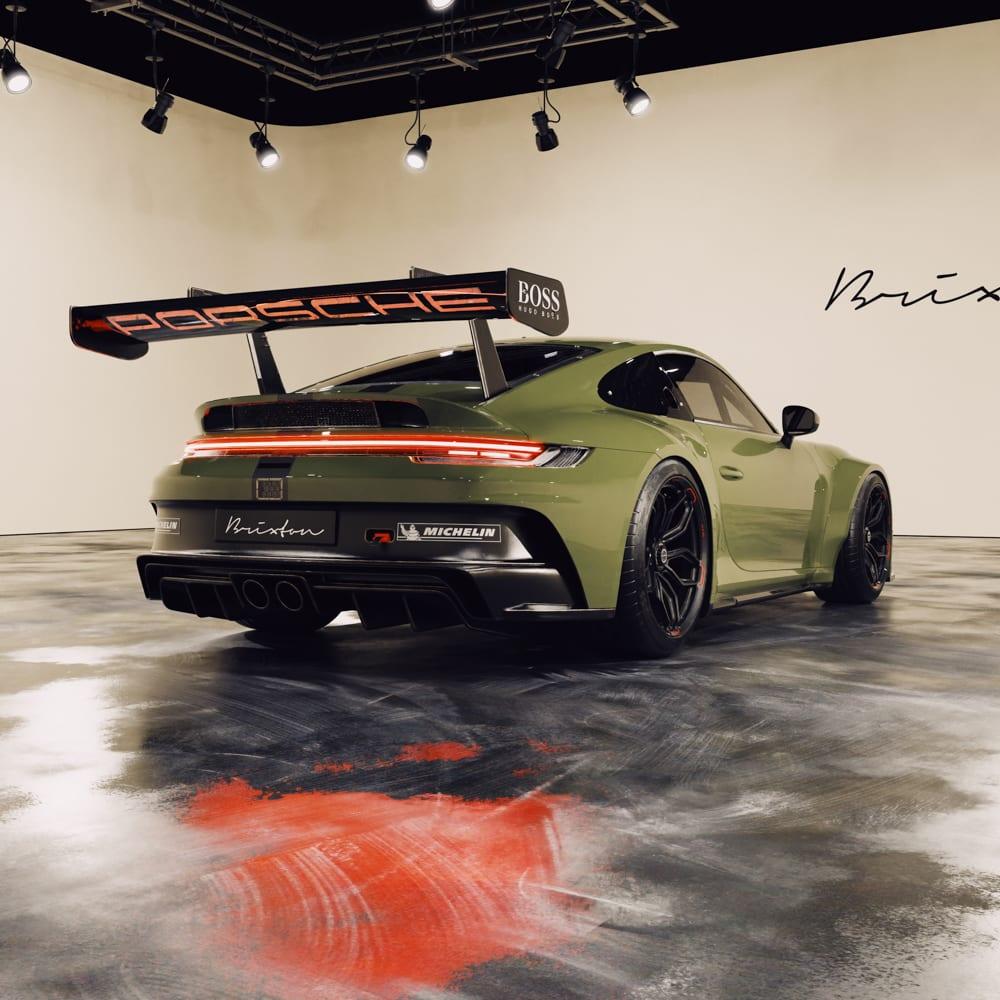 1000x1000 Green Porsche 992 GT3 Forged™