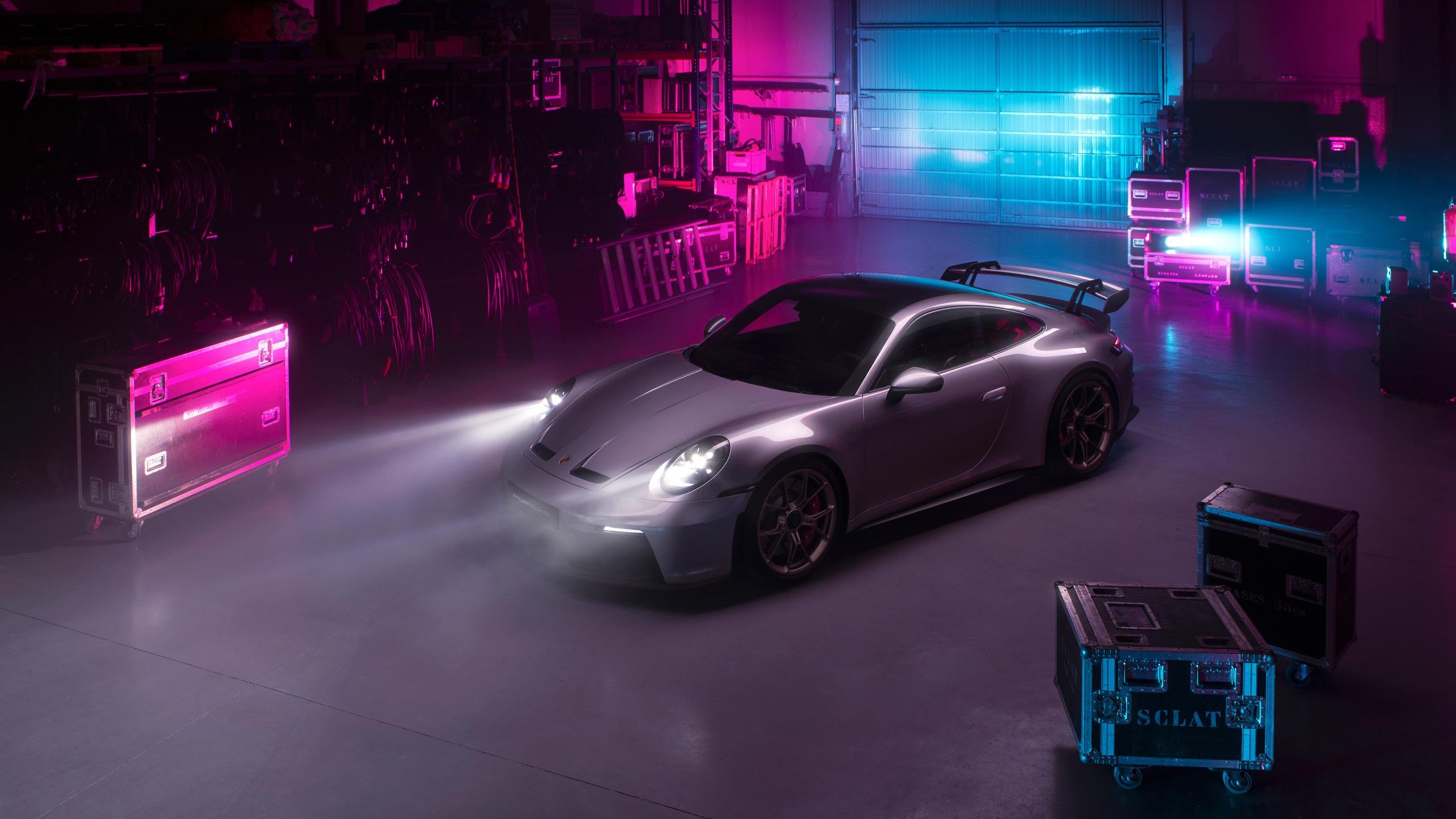 2560x1440 Download wallpaper 2560x1440 cyberpunk porsche 992 gt sportcar, dual wide 16:9 2560x1440 HD background, 27882