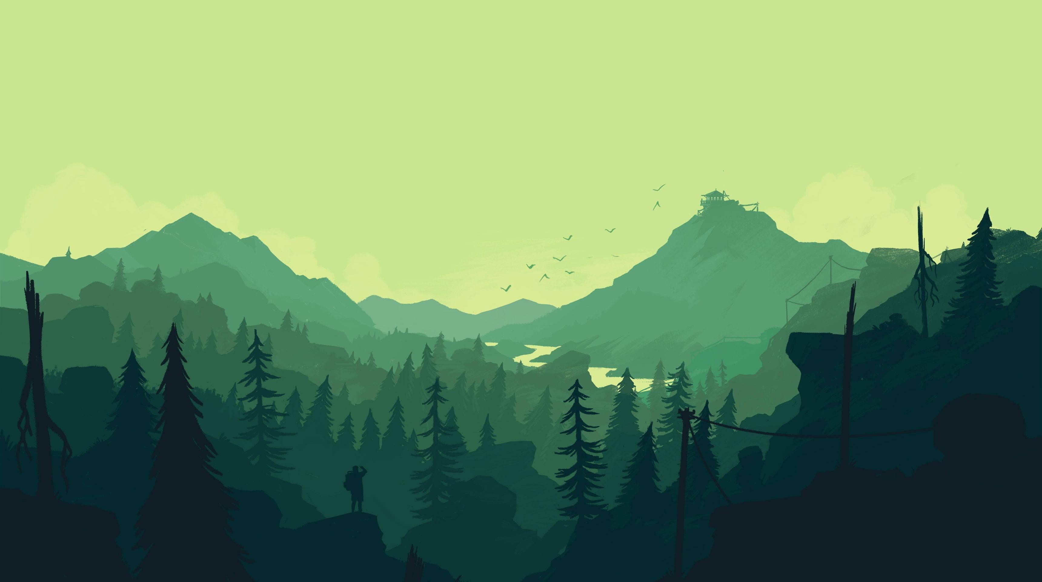 3440x1920 Download Windows 11 4k Green Mountains Wallpaper