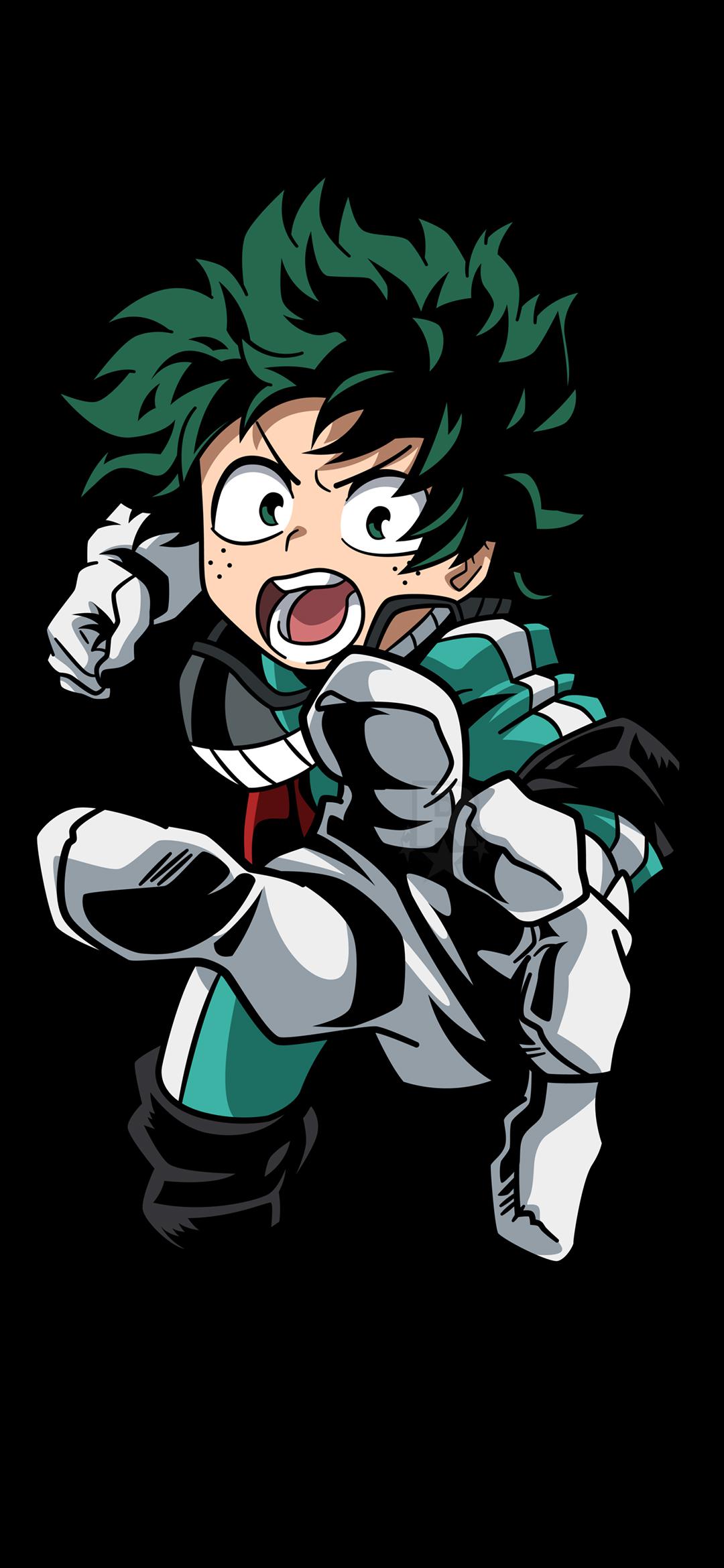 1080x2340 Deku A.K.A Izuku Midoriya Phone Wallpaper AMOLED