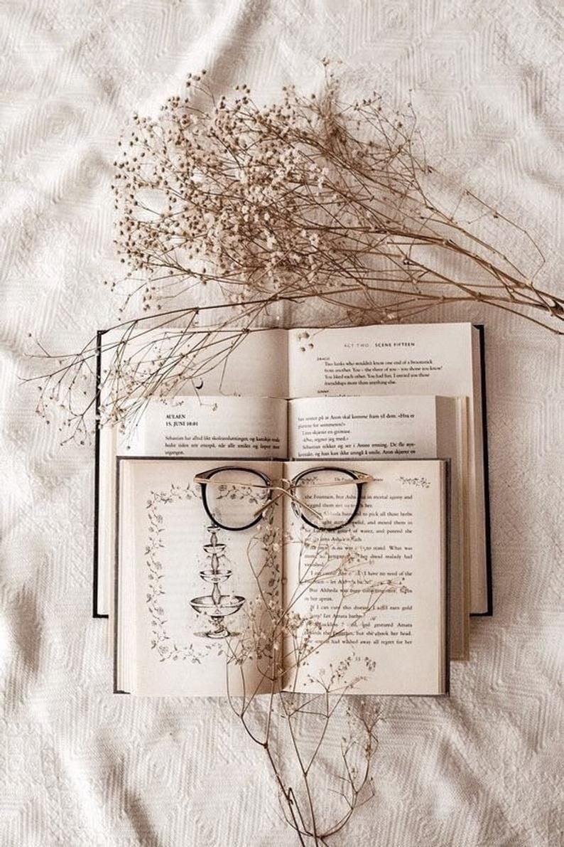794x1191 Aesthetic Books Wallpaper