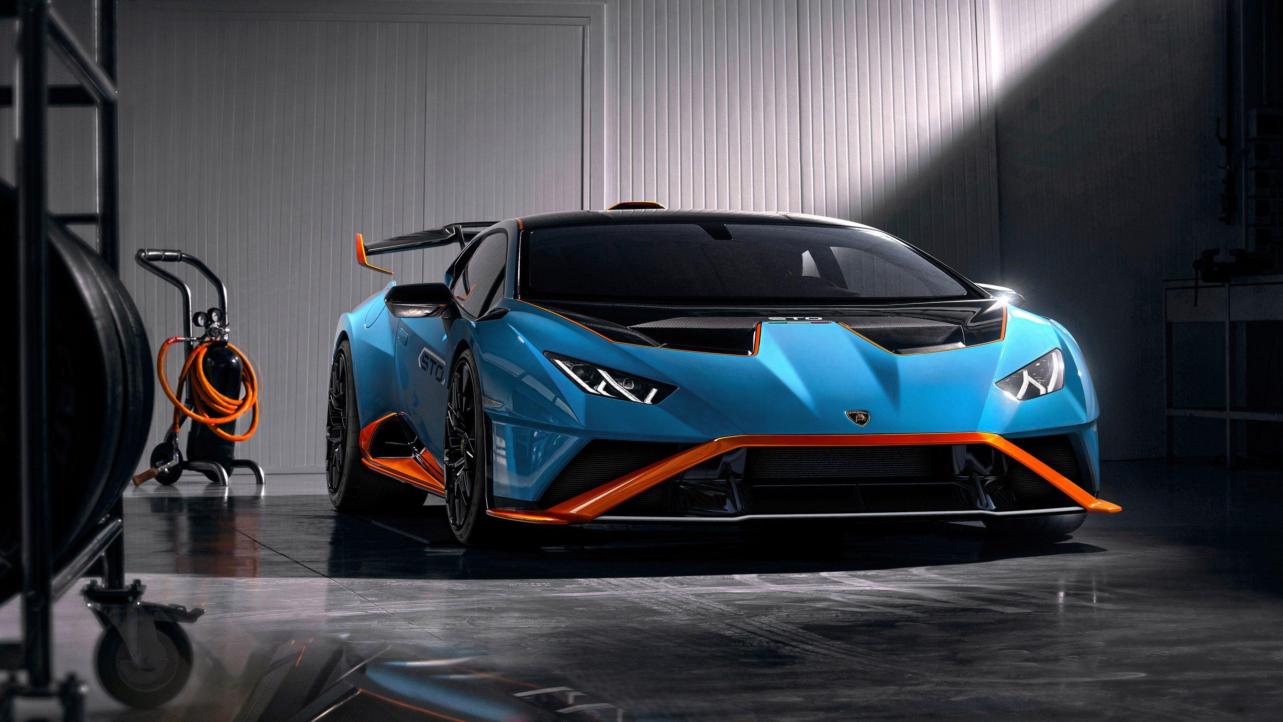 2560x1440 Lamborghini Huracan STO Wallpaper