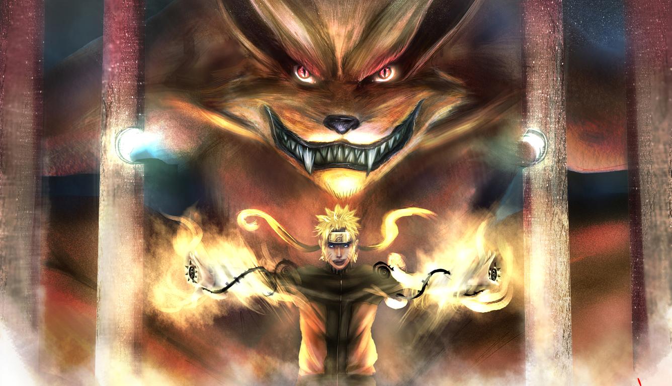 1336x768 Naruto And Kurama 4k Laptop HD HD 4k Wallpaper, Image, Background, Photo and Picture