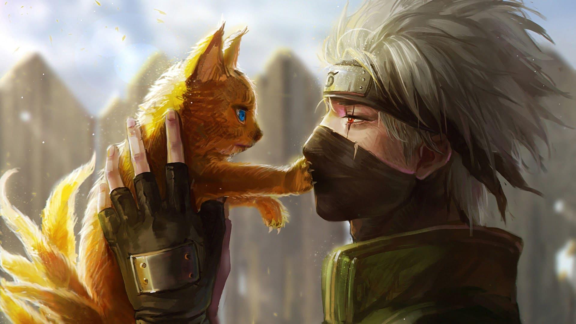 1920x1080 Naruto Cat Wallpaper