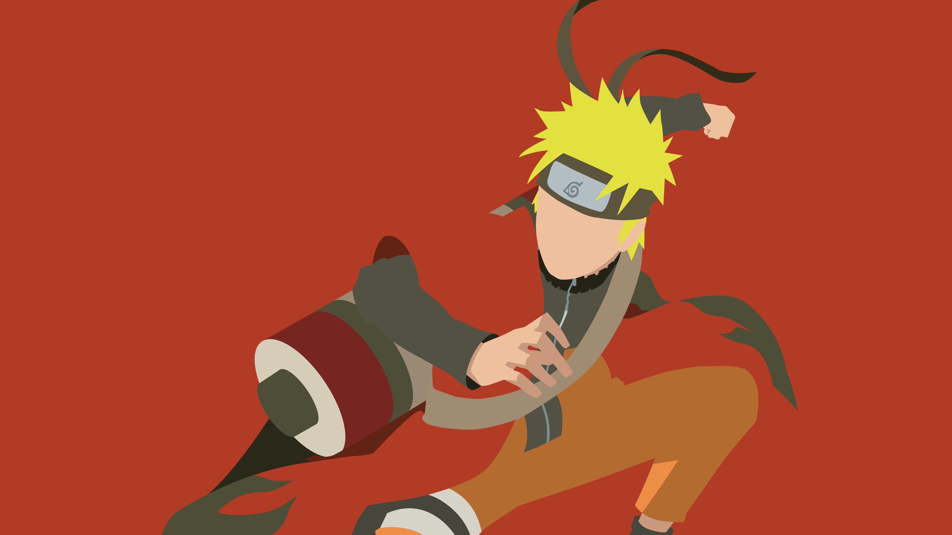 3840x2160 Naruto 4K, Naruto Uzumaki, Minimalist Gallery HD Wallpaper