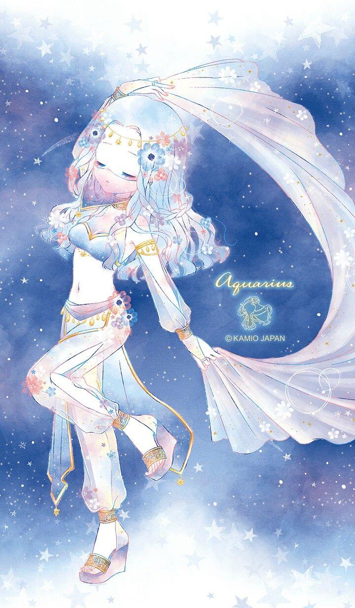 720x1232 Animasi. Anime mermaid, Anime zodiac, Aquarius art