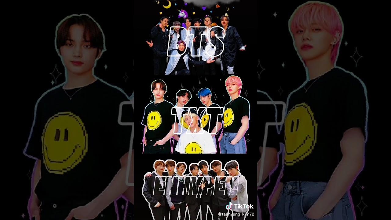 1280x720 bts, txt, enhypen tiktok