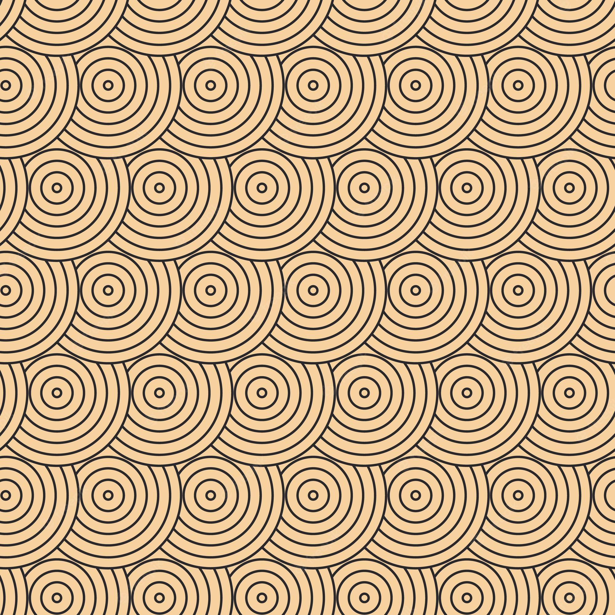 2000x2000 Premium Vector. Modern vector pattern in japanese style. geometric black patterns on a gold background, circles in the sand. modern illustrations for wallpaper, flyers, covers, banners, minimalistic ornaments