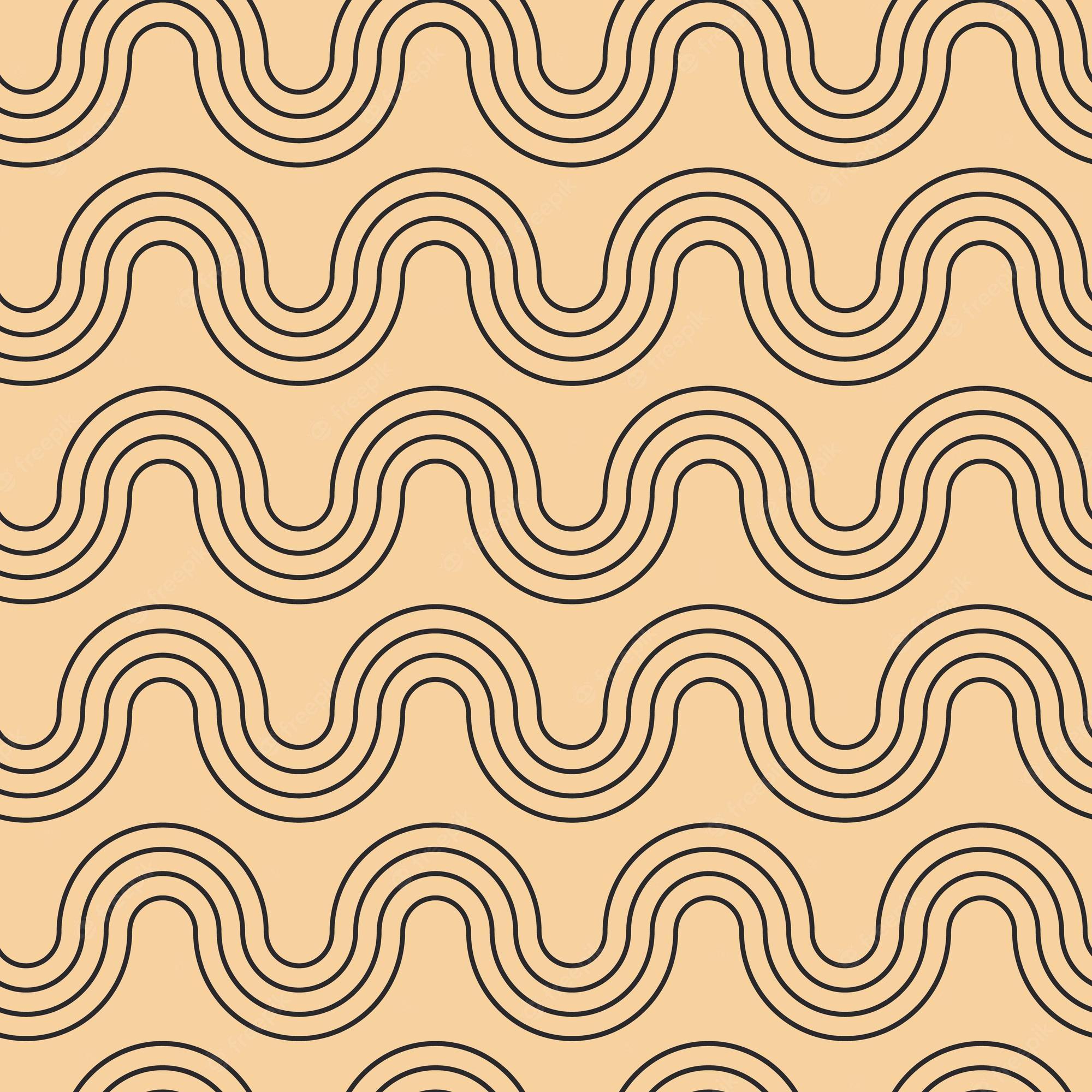 2000x2000 Premium Vector. Modern vector pattern in japanese style. geometric black patterns on a gold background. modern illustrations for wallpaper, flyers, covers, banners, minimalistic ornaments