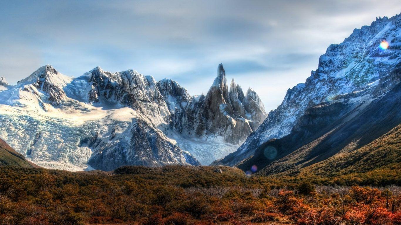 1366x768 Mountains: Multiple Screen Mountain Dual Monitor Montagne Nature