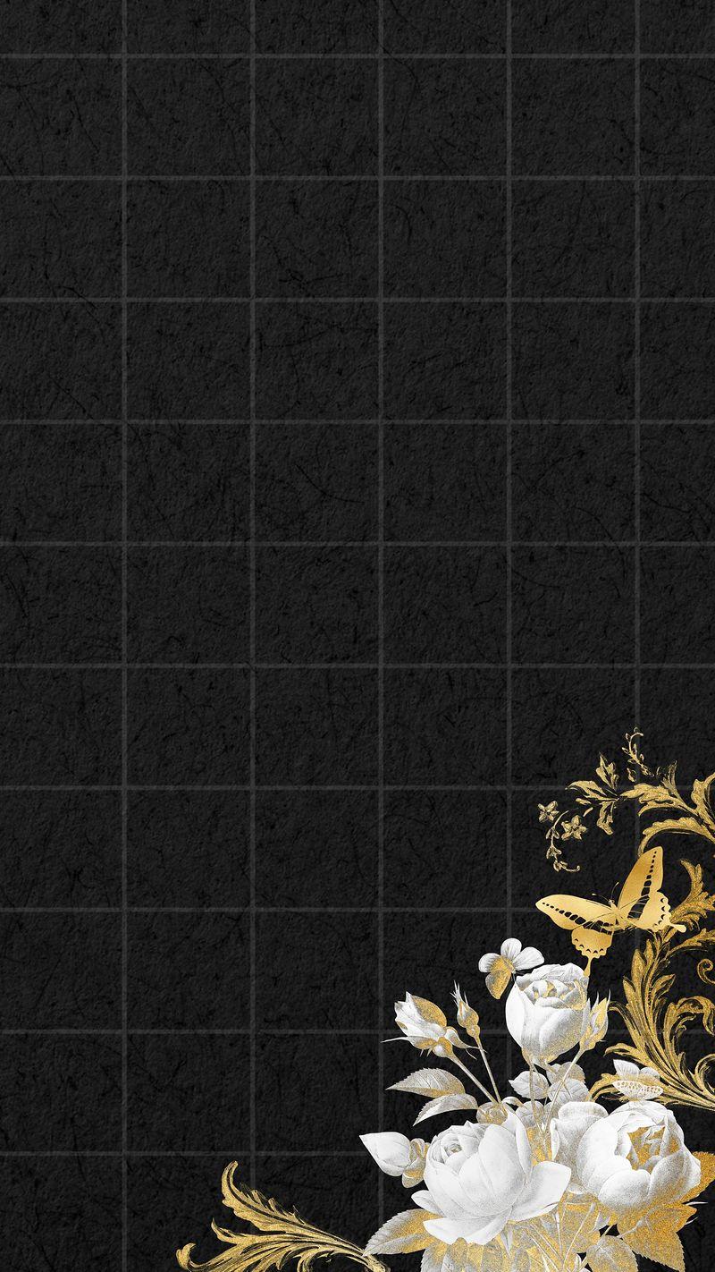 800x1422 Black Rose Gold iPhone Wallpaper Image Wallpaper