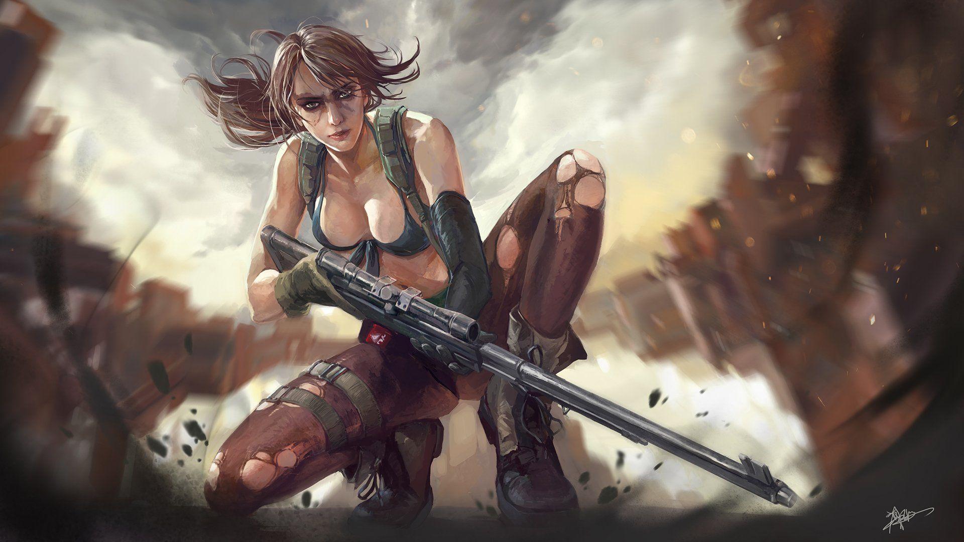 1920x1080 Quiet (Metal Gear Solid) HD Wallpaper. Background