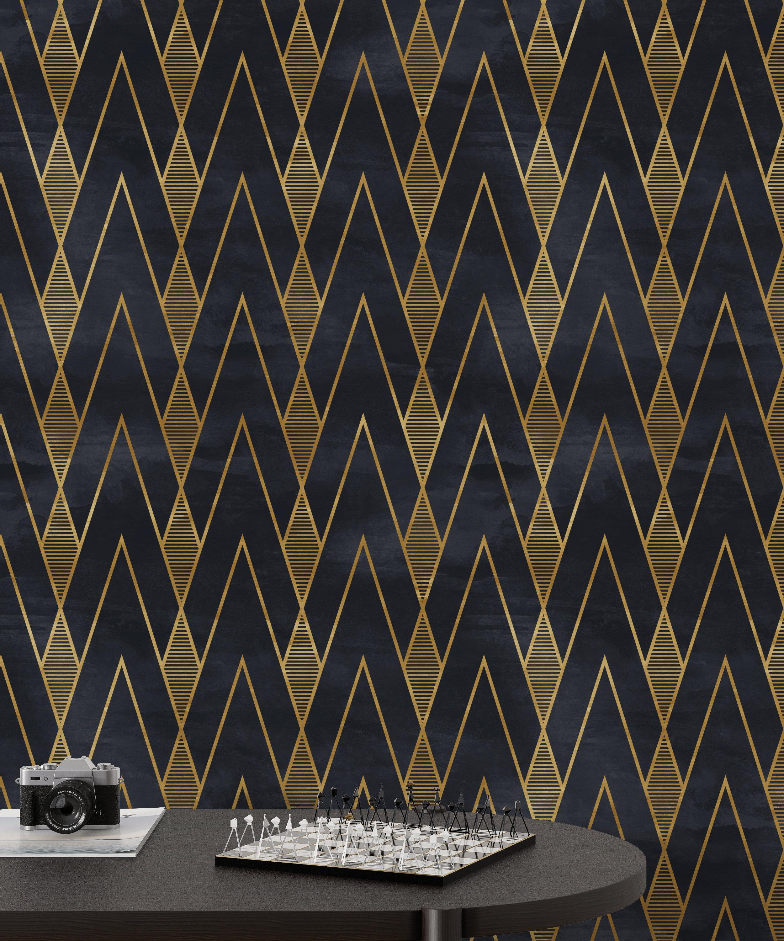 2500x3000 Black Gold Wallpaper