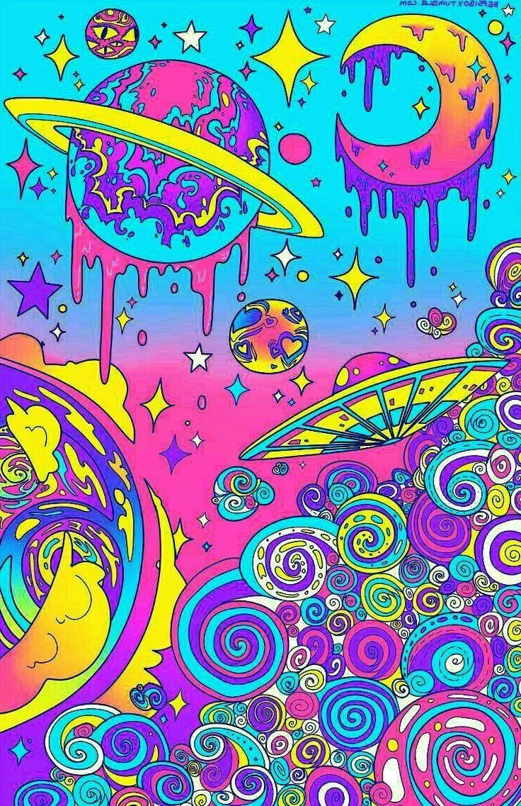 736x1137 Trippy Wallpaper