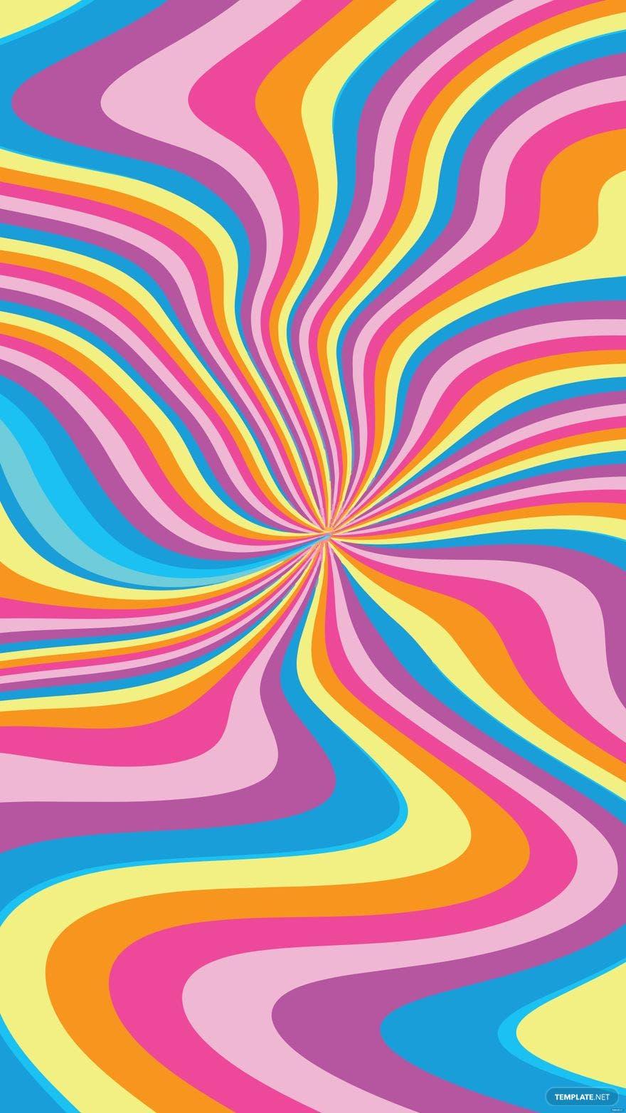 880x1564 Free Trippy iPhone Background, Illustrator, JPG, SVG