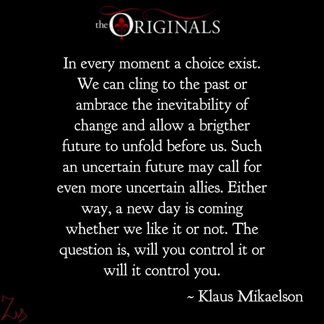 1080x1080 Quote Klaus Mikaelson #TheOriginals. Vampire quotes, Vampire diaries quotes, Original quotes