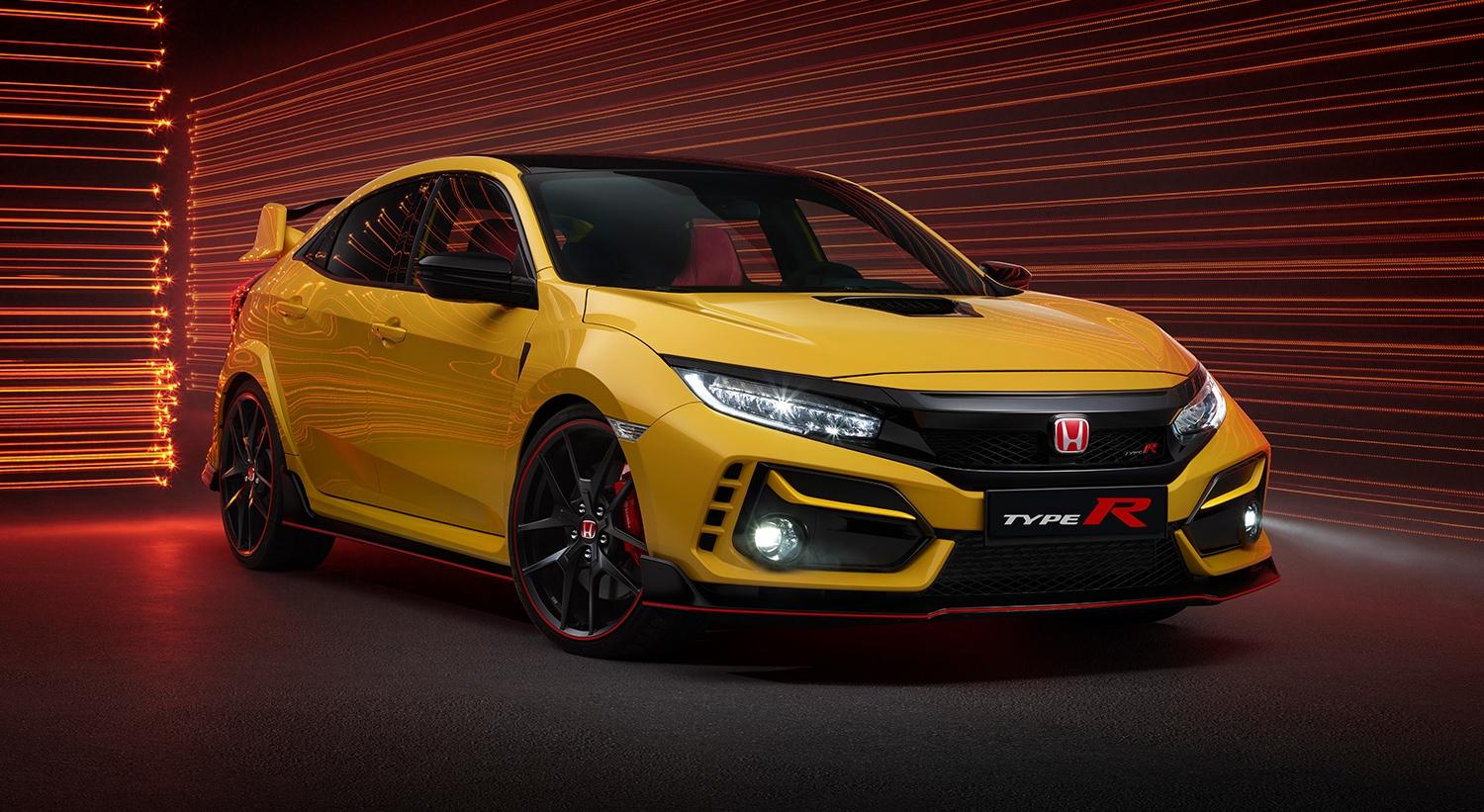 1500x821 Honda brings back Phoenix Yellow for limited edition Civic Type R. Japanese Nostalgic Car