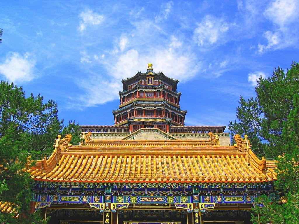 1024x768 Chinese Summer Wallpaper