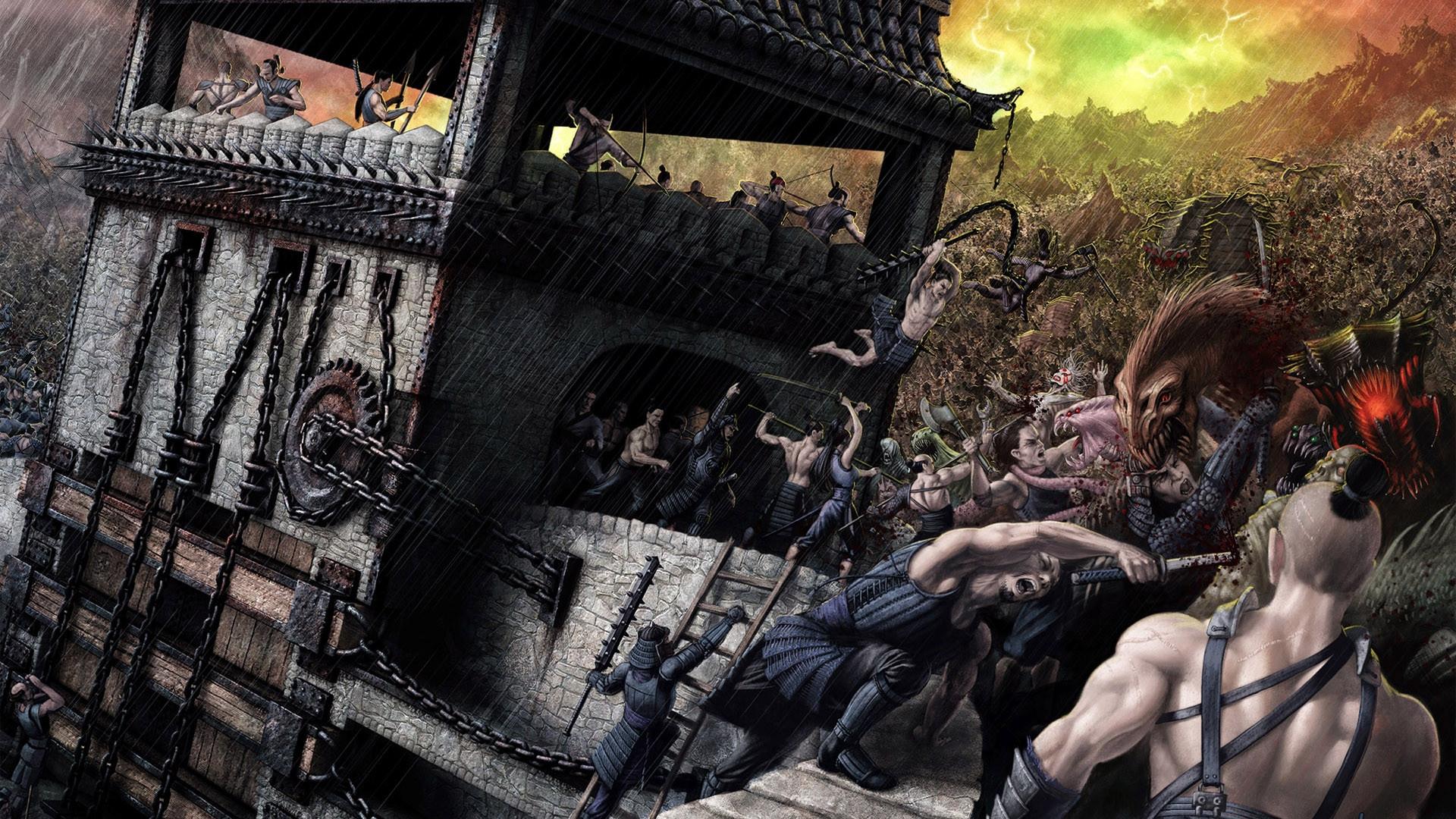 1920x1080 fight, castle, wall Wallpaper, HD Fantasy 4K Wallpaper, Image and Background
