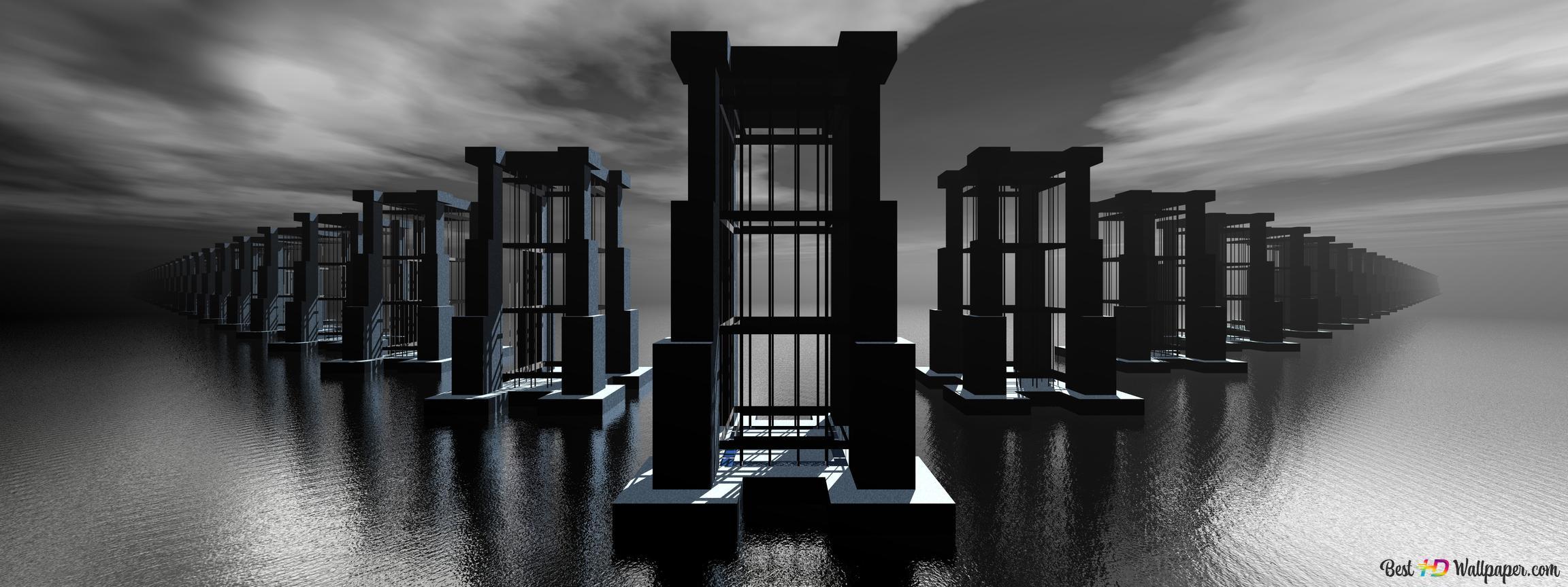 2304x864 Surreal 4K wallpaper download