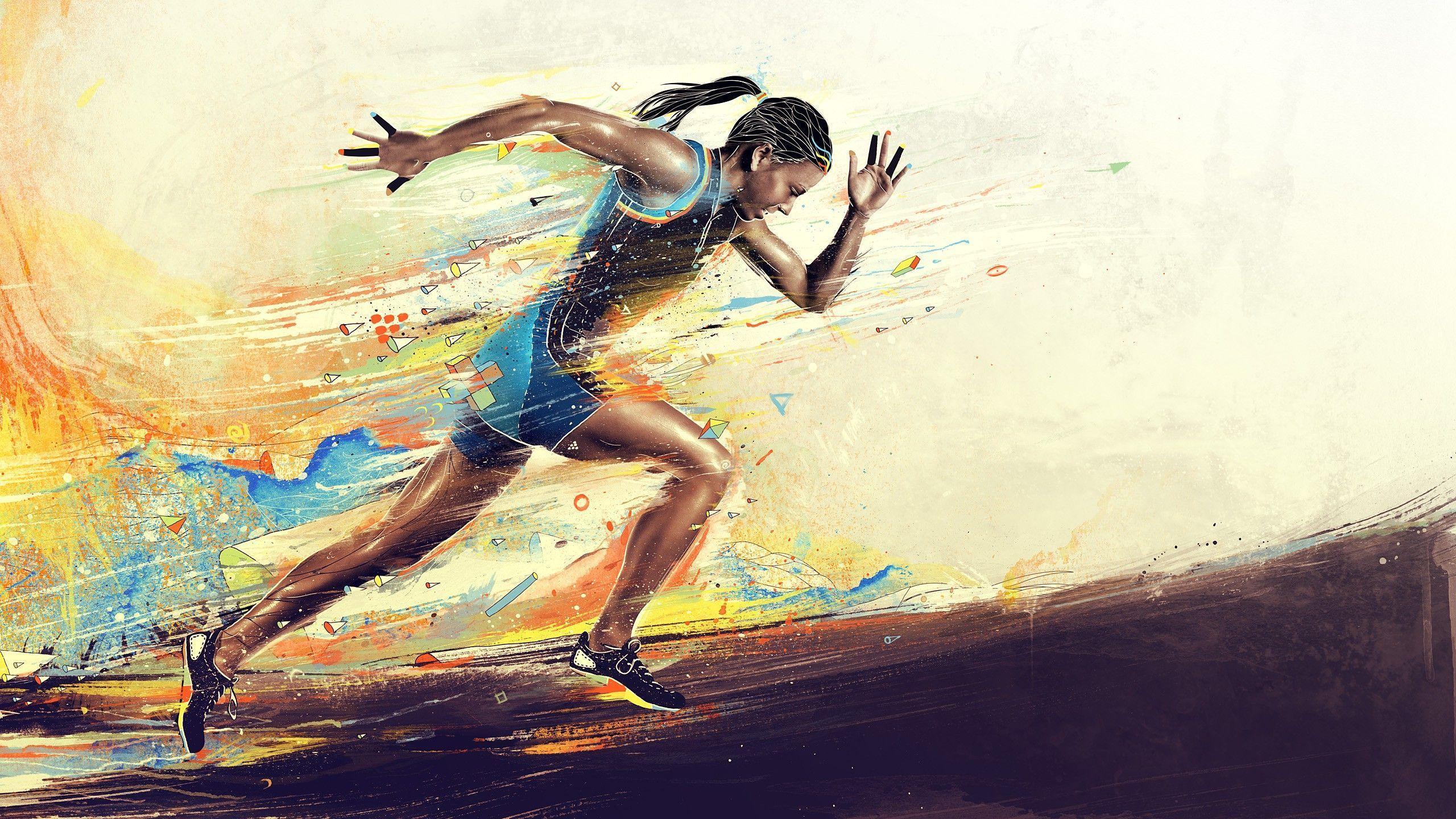 2560x1440 Running Wallpaper HD