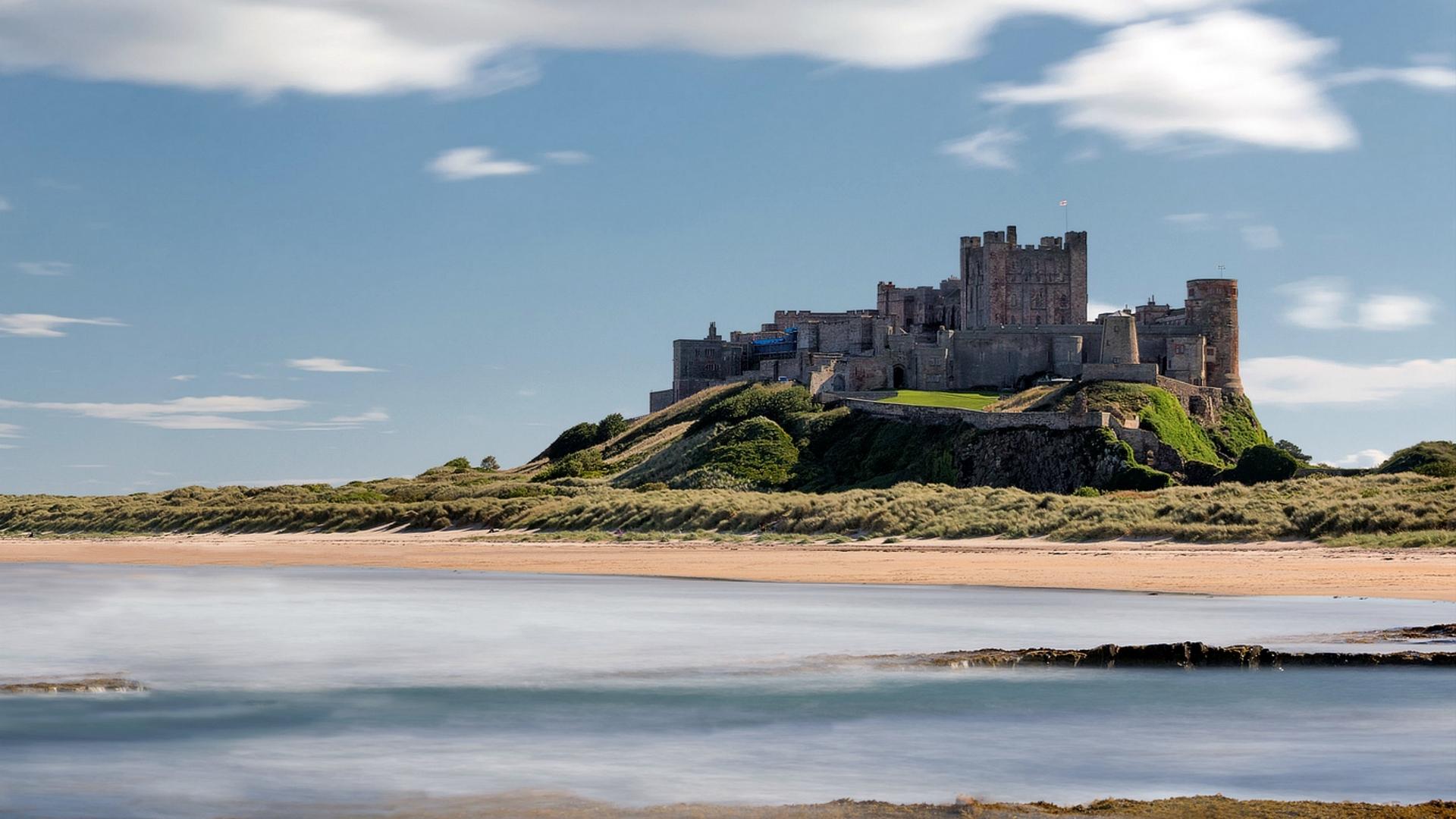 1920x1080 Wallpaper / water, medieval, castle, england free download