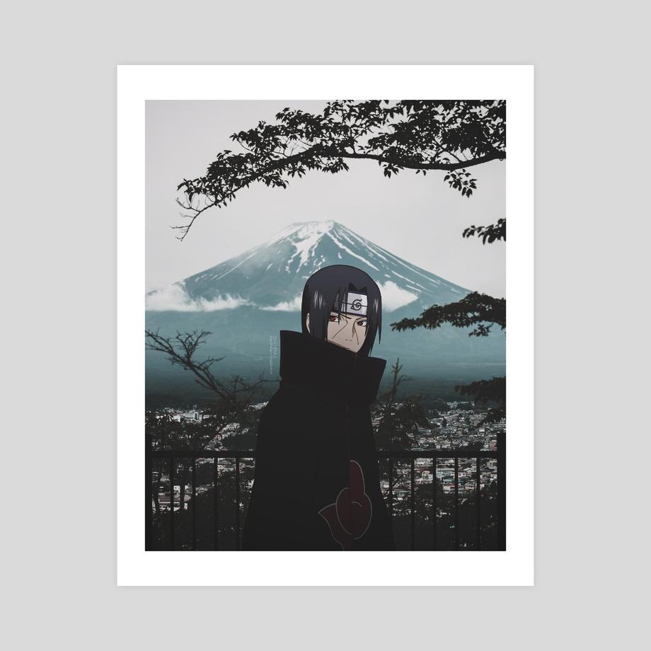 920x920 Itachi Uchiha (Akatsuki), an art print by senseixedits 先生
