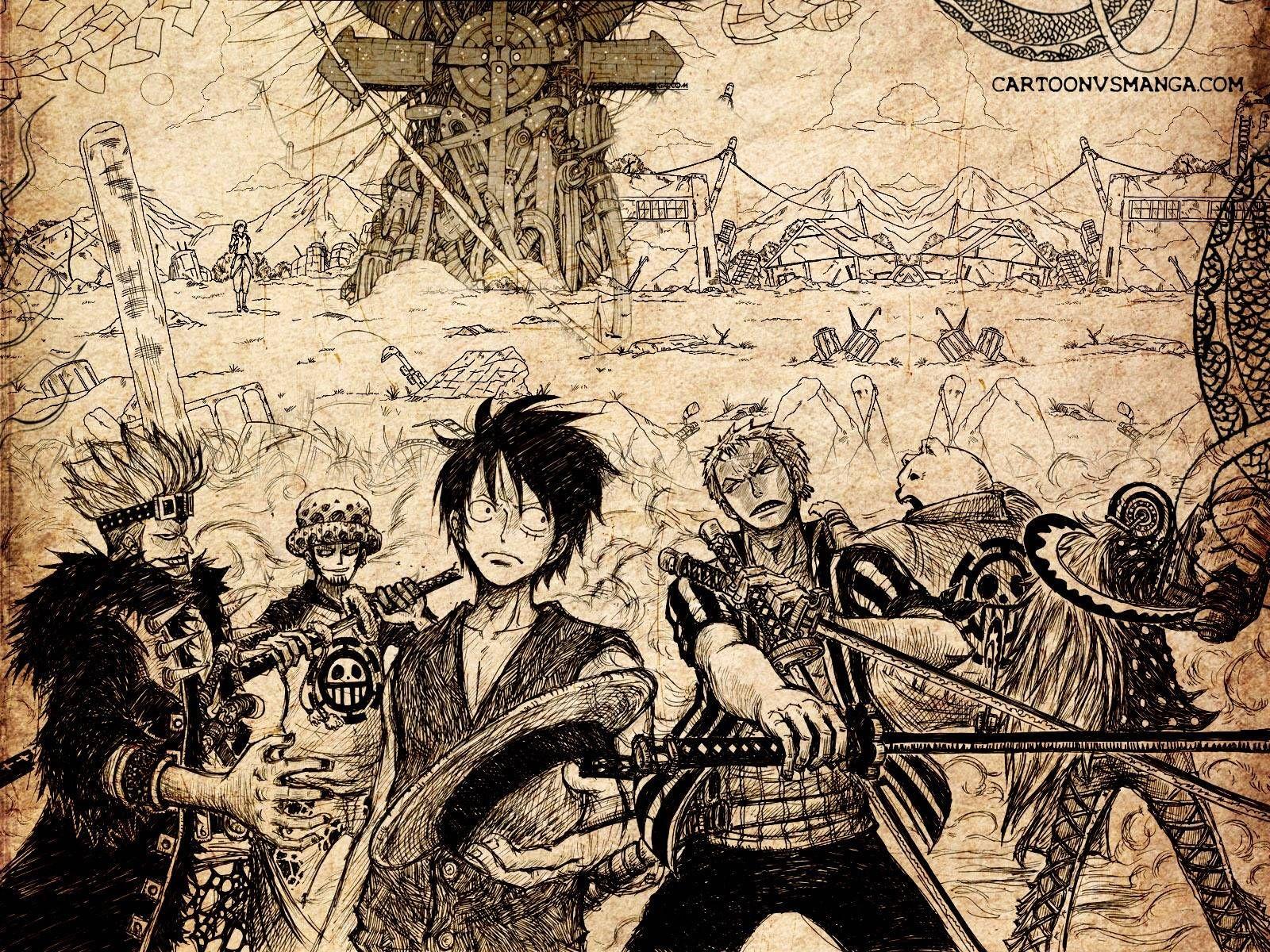 1600x1200 One Piece New World Wallpaper. Papel de parede anime, Papel de parede de arte, Monkey d. luffy