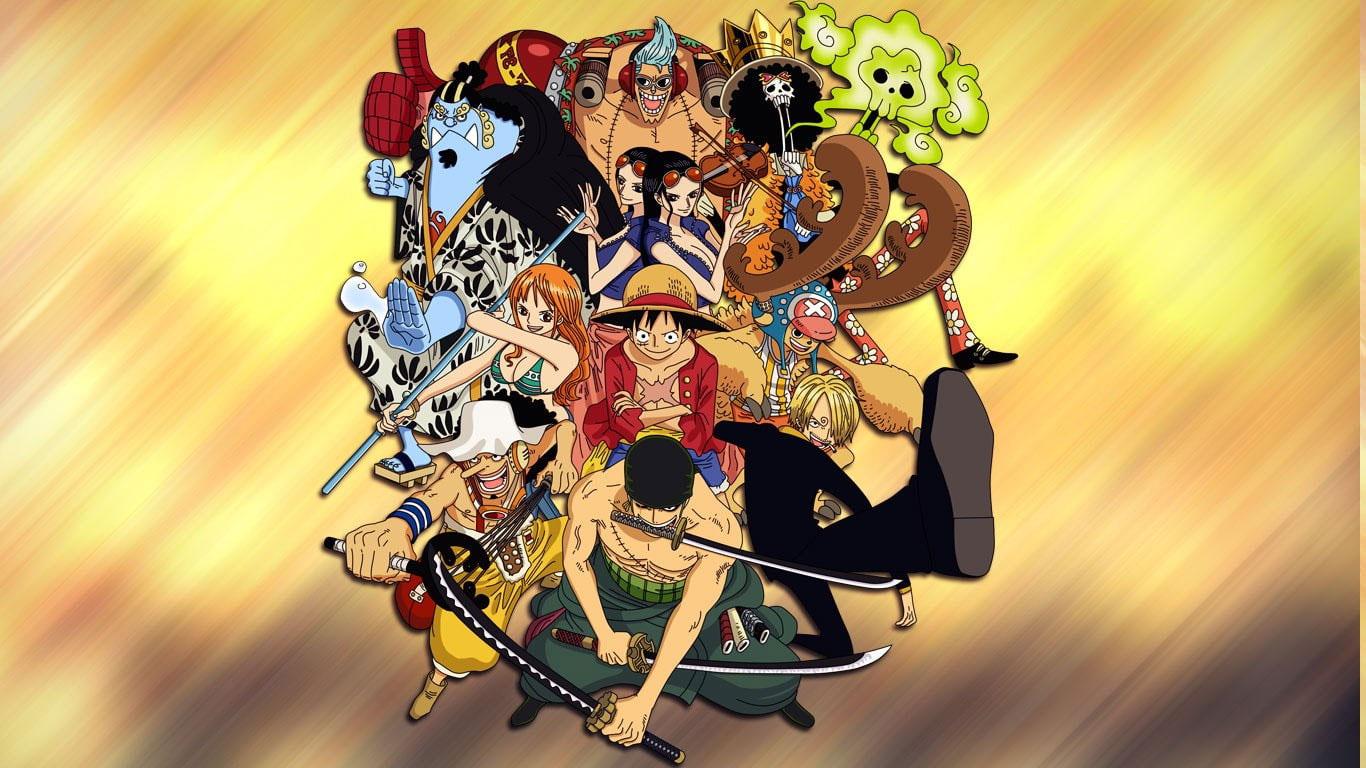 1366x768 Wallpaper One Piece Monkey D Luffy Roronoa Zororee