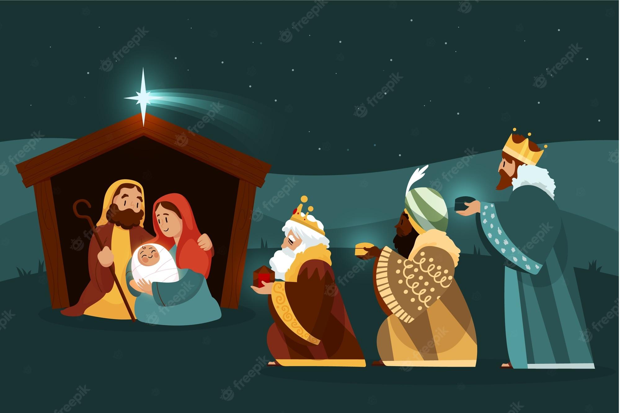 2000x1333 Three kings Vectors & Illustrations for Free Download