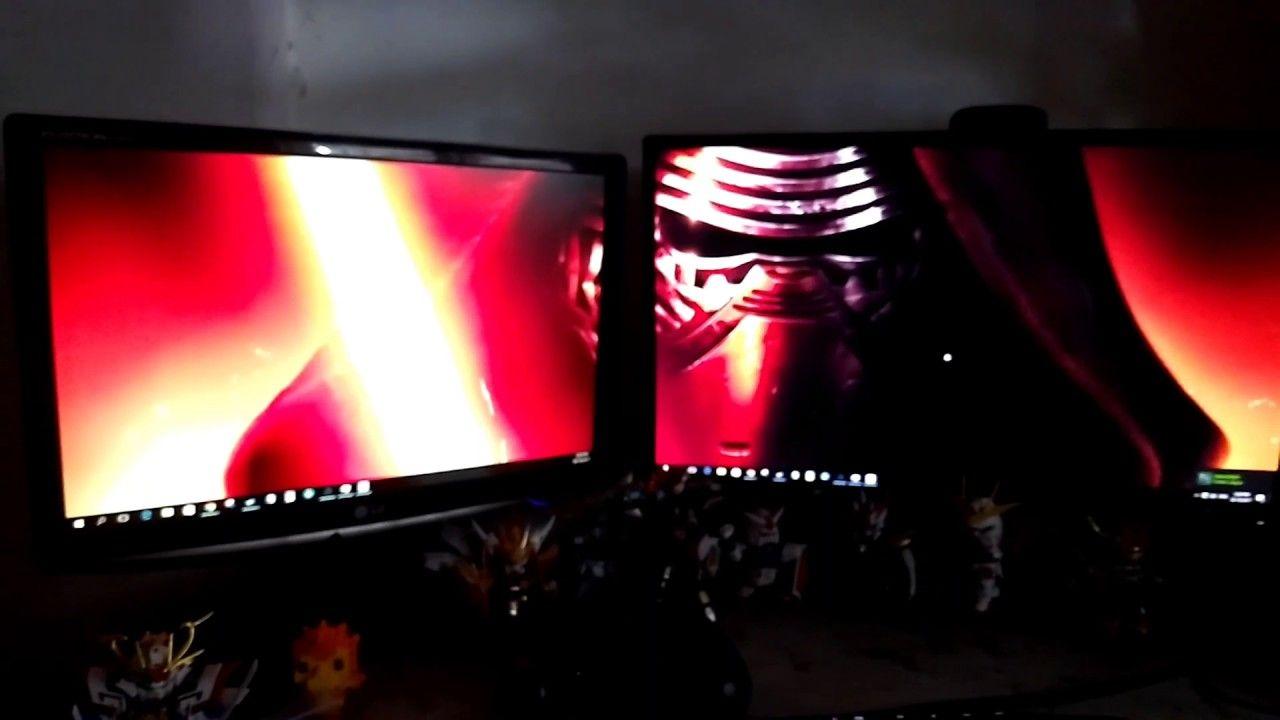 1280x720 Wallpaper Engine test monitor setup