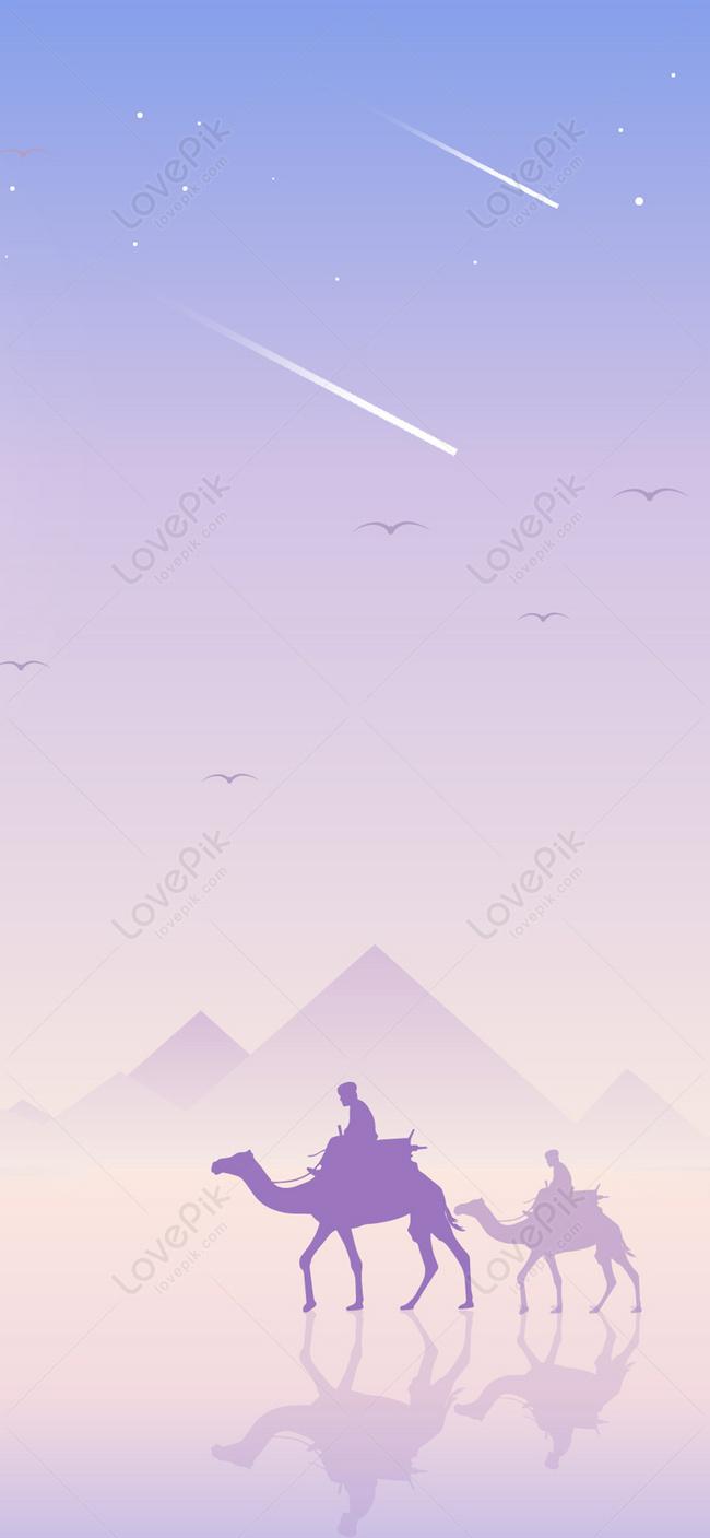 650x1407 Desert Camel Mobile Wallpaper Image Free Download