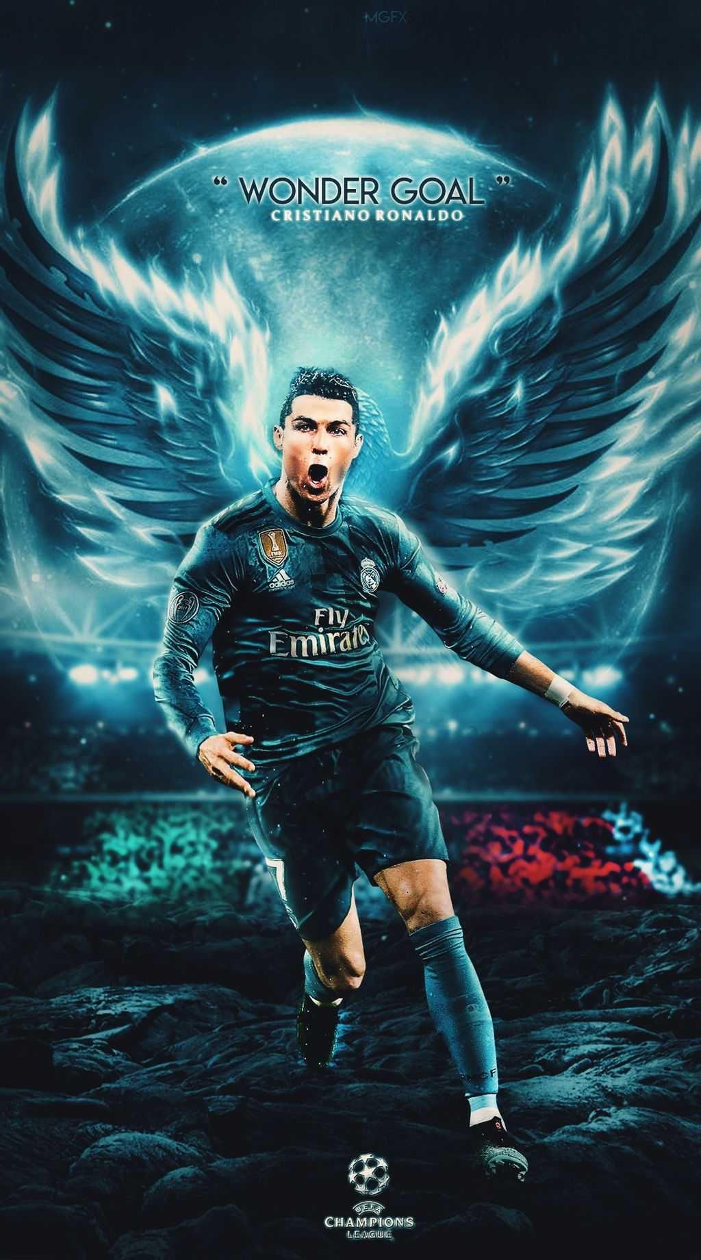 1024x1840 Cristiano Ronaldo Goal Wallpaper