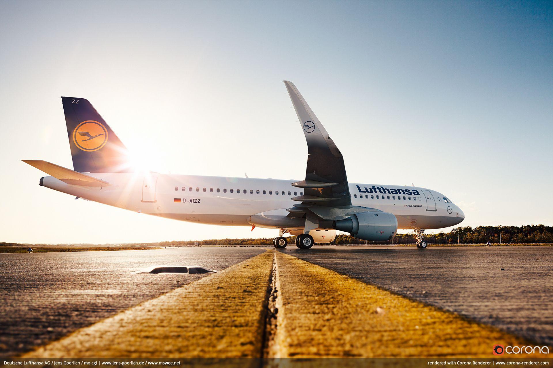 1920x1280 Lufthansa A320 Corona renders by Marcin Gruszczyk. Airbus, Airplane wallpaper, Vehicles